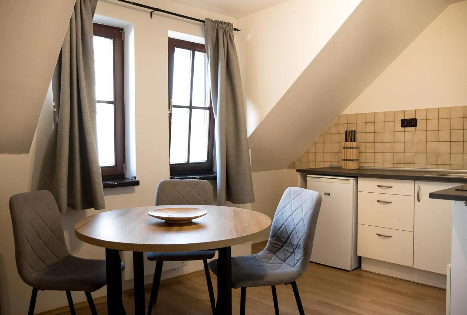 Kitchen or kitchenette in Family Apartments Praha 6