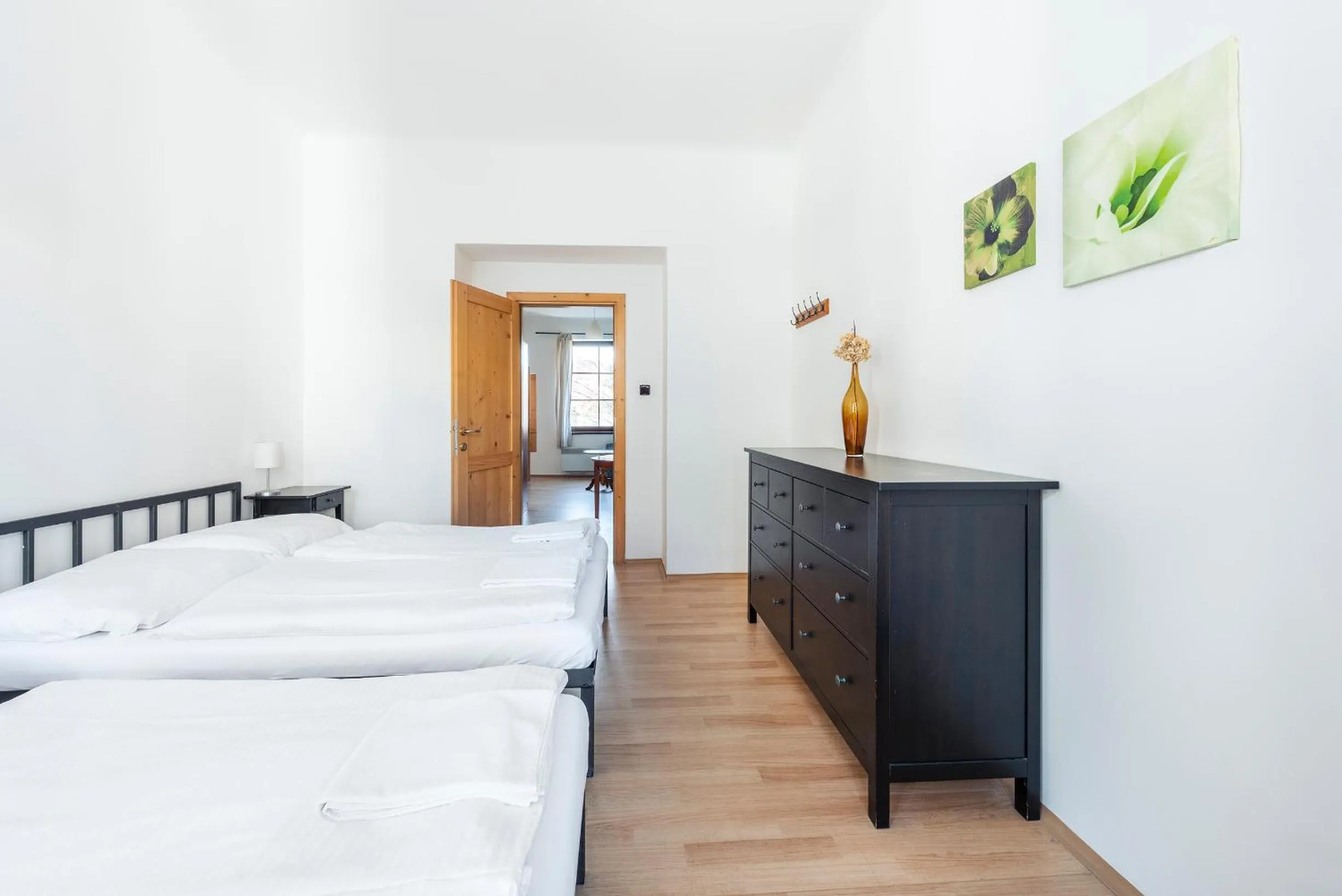 Bedroom, Bed in Family Apartments Praha 6