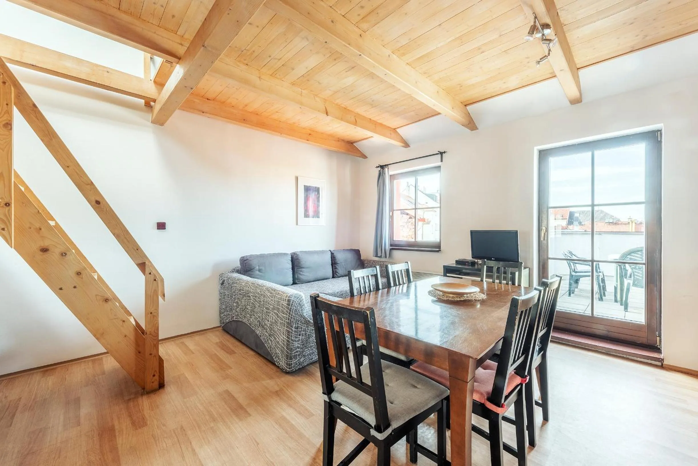 Balcony/Terrace in Family Apartments Praha 6