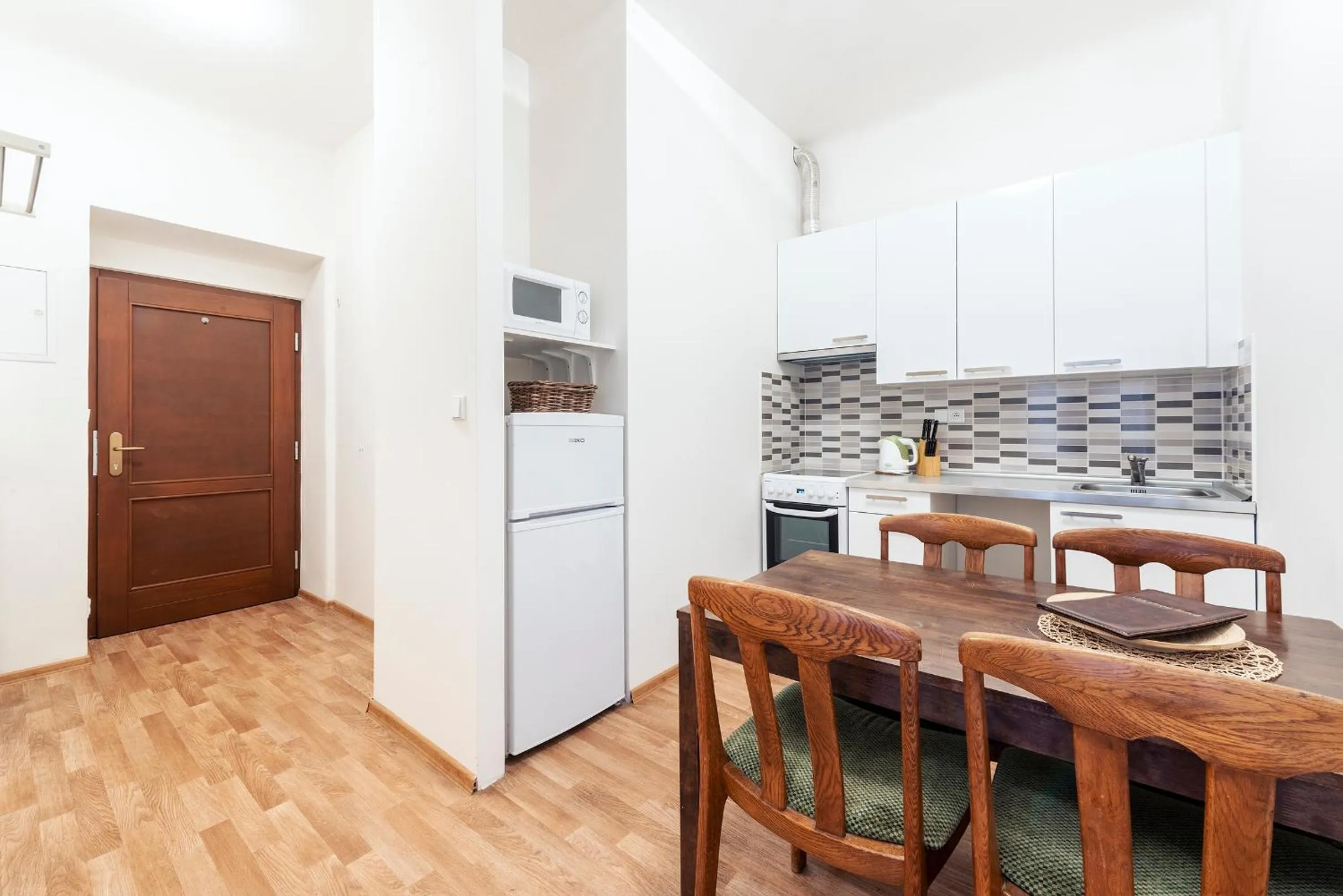 Kitchen or kitchenette in Family Apartments Praha 6