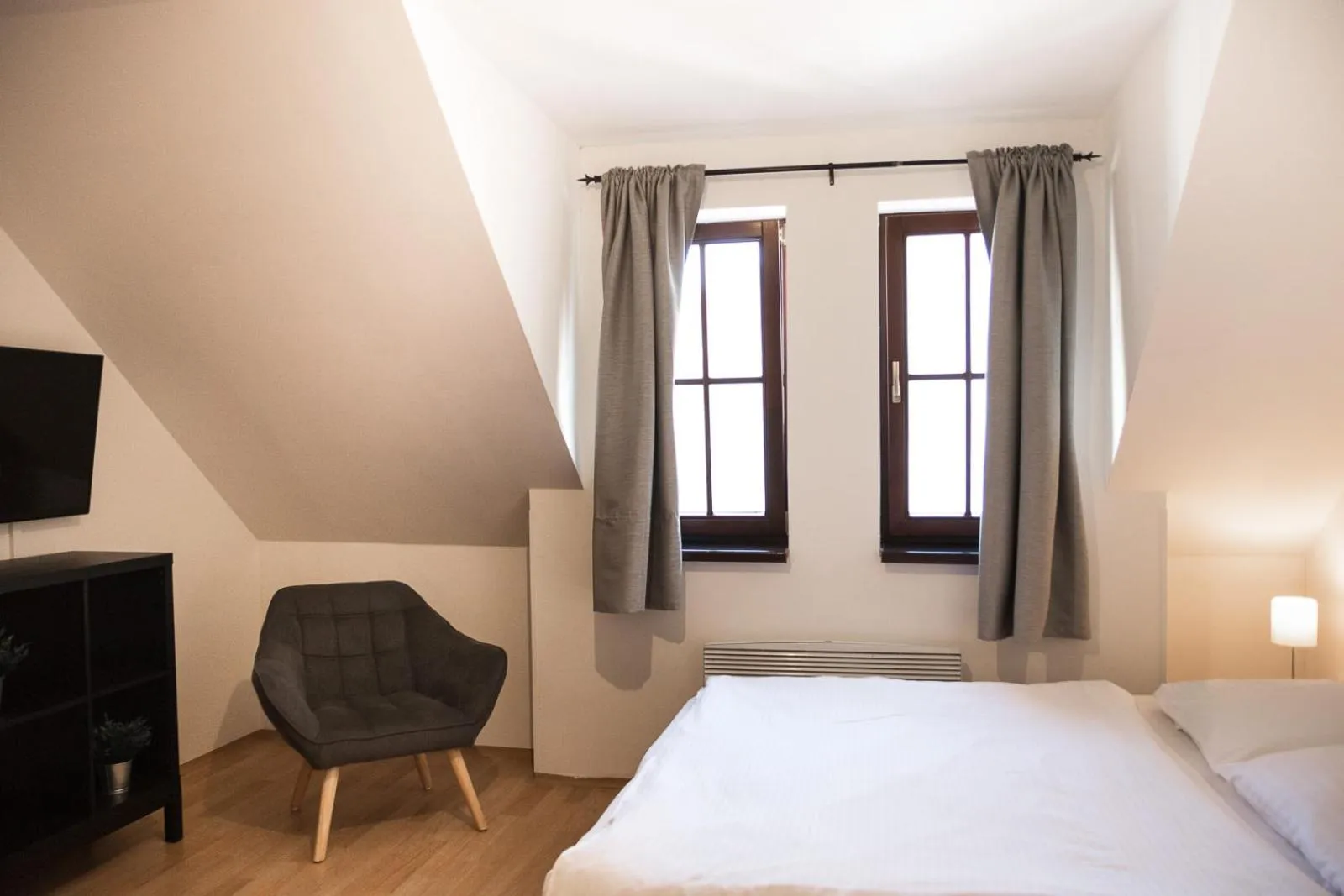 Bedroom, Bed in Family Apartments Praha 6