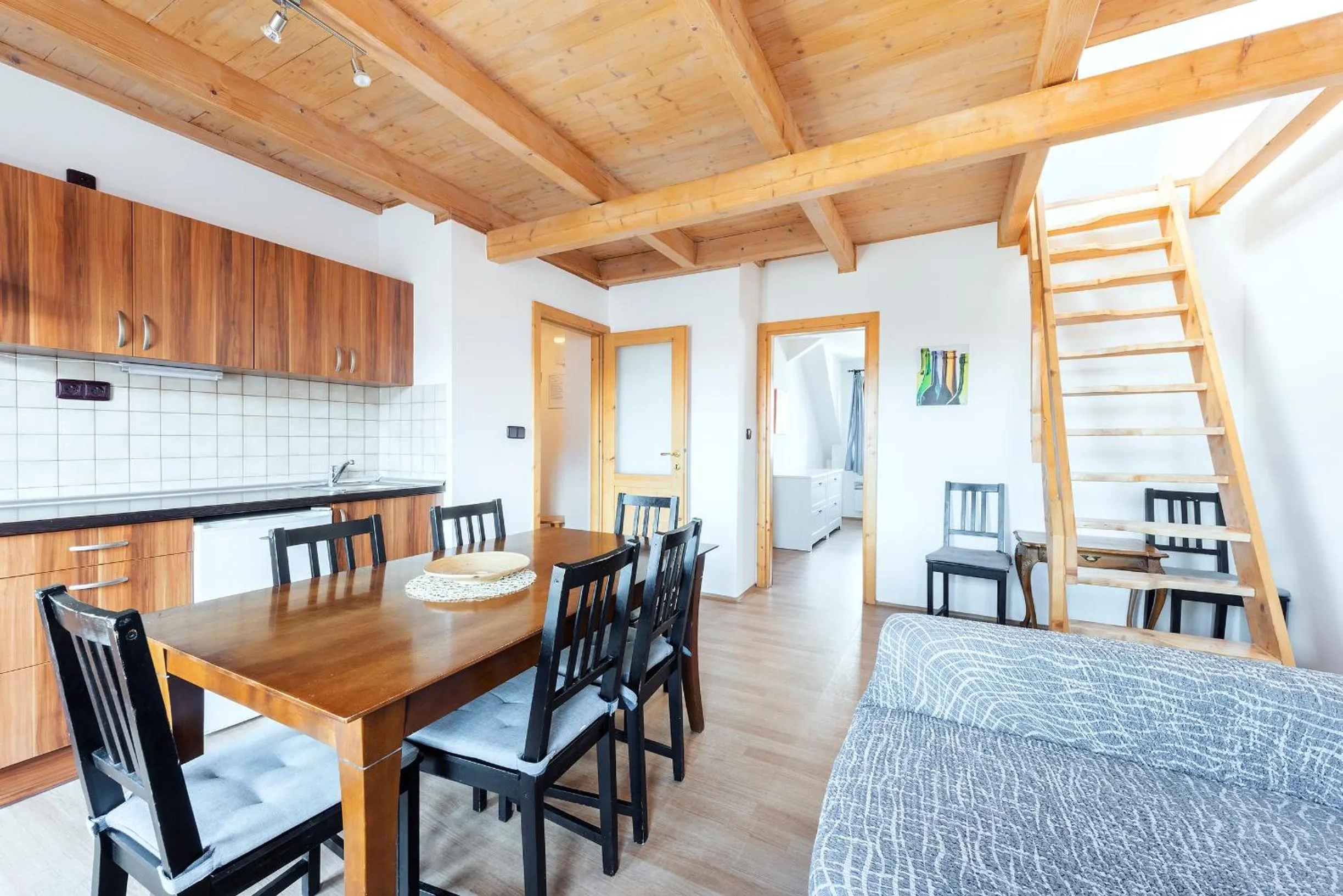 Kitchen or kitchenette in Family Apartments Praha 6