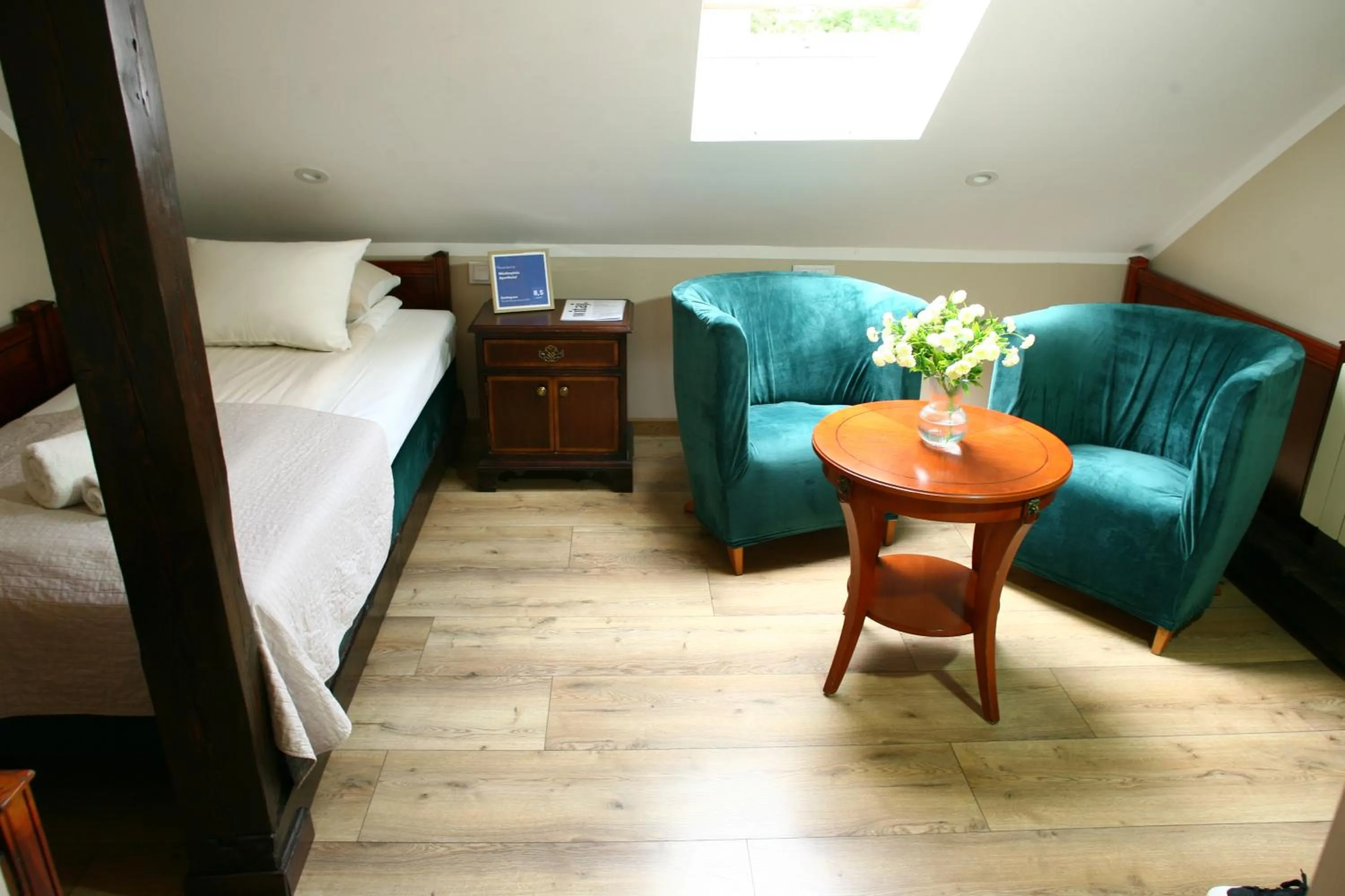 Bed in Miodosytnia Aparthotel