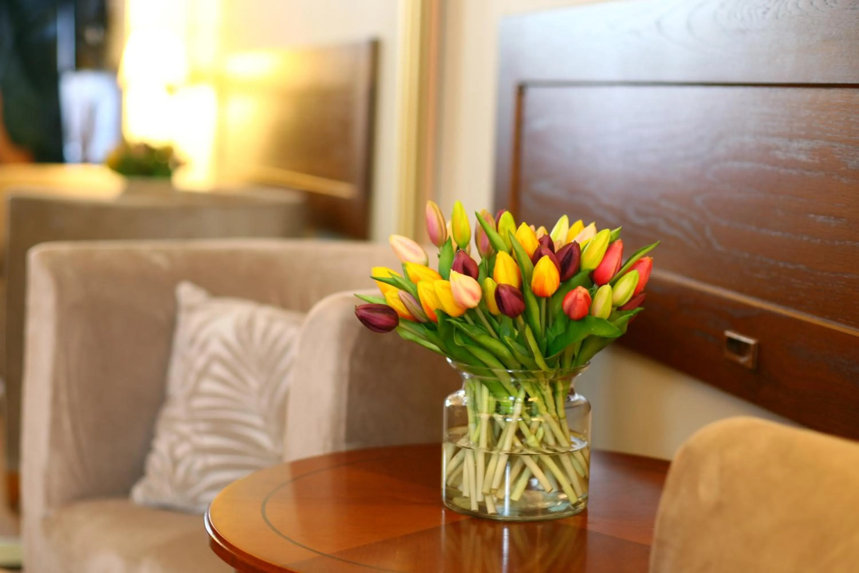 Seating area in Miodosytnia Aparthotel