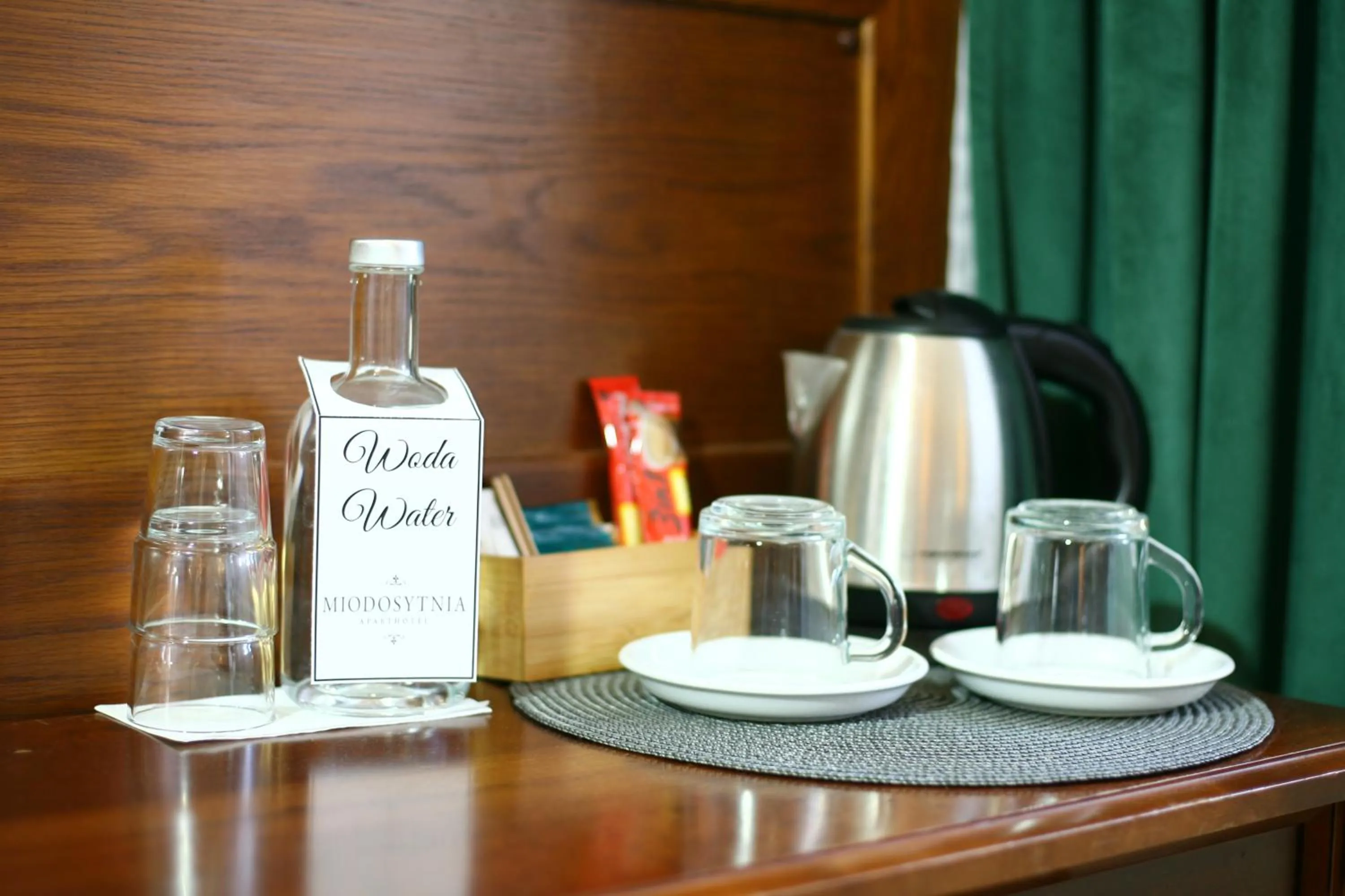 Coffee/tea facilities in Miodosytnia Aparthotel