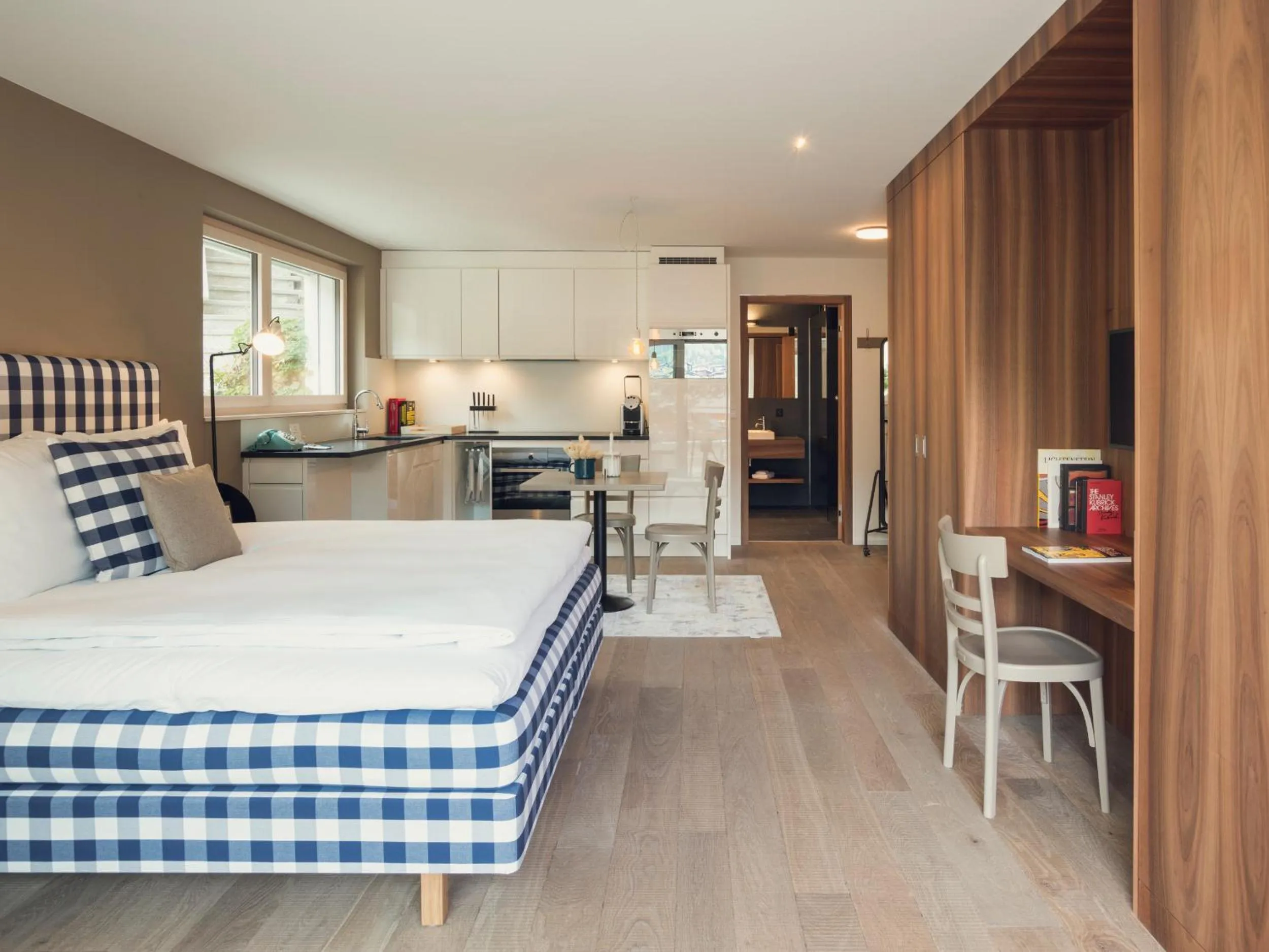 Bed in OVERLOOK Lodge by CERVO Zermatt