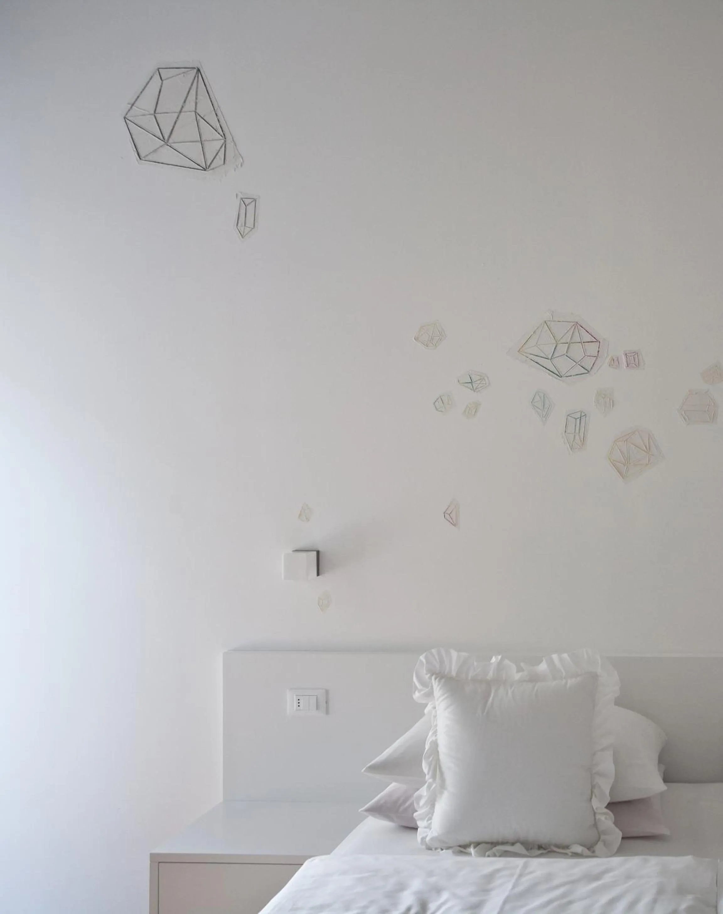 Bed in Boutique Hotel Imperialart