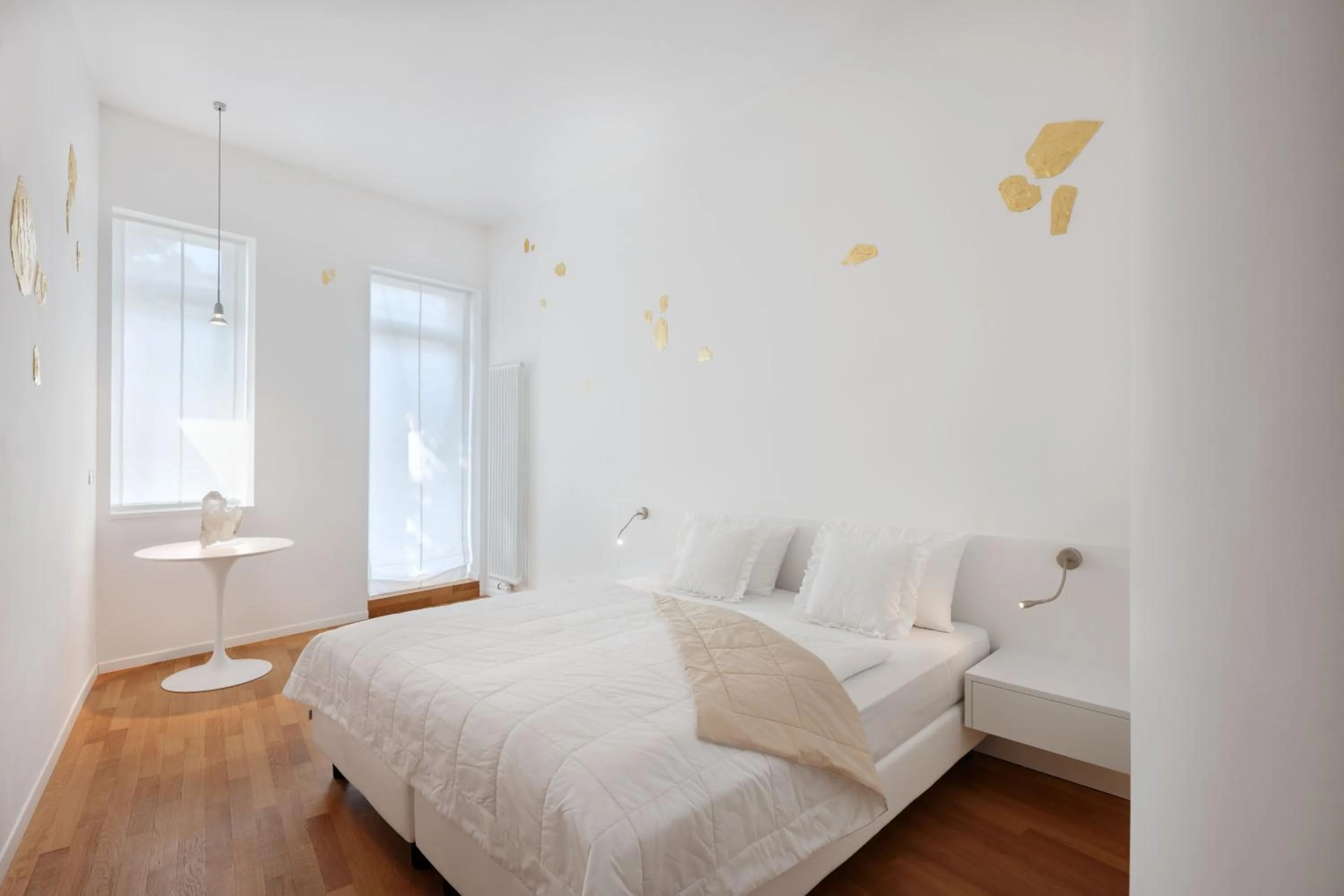 Bed in Boutique Hotel Imperialart