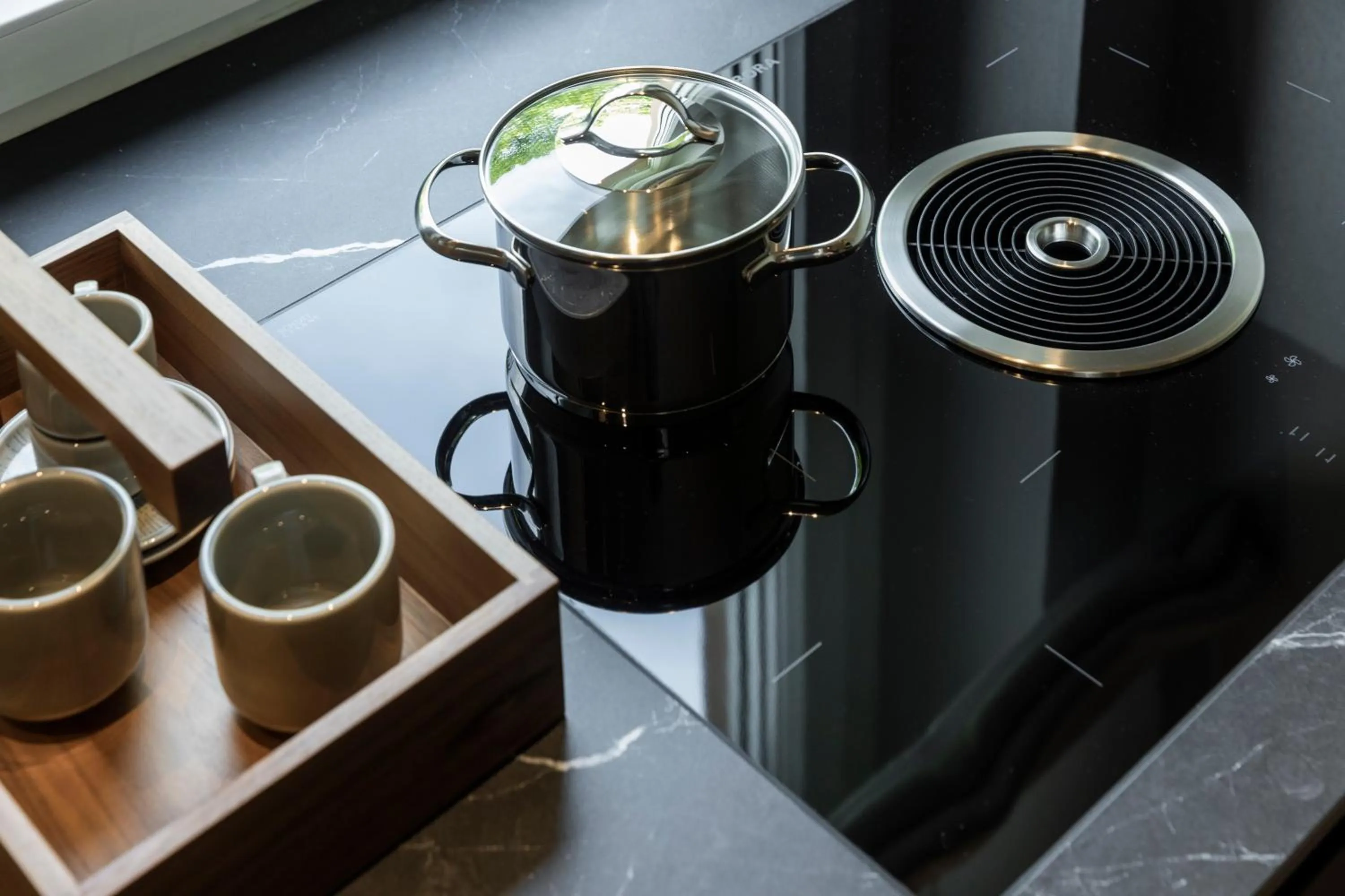 Kitchen or kitchenette in Windsor Merano Hotel & Suites