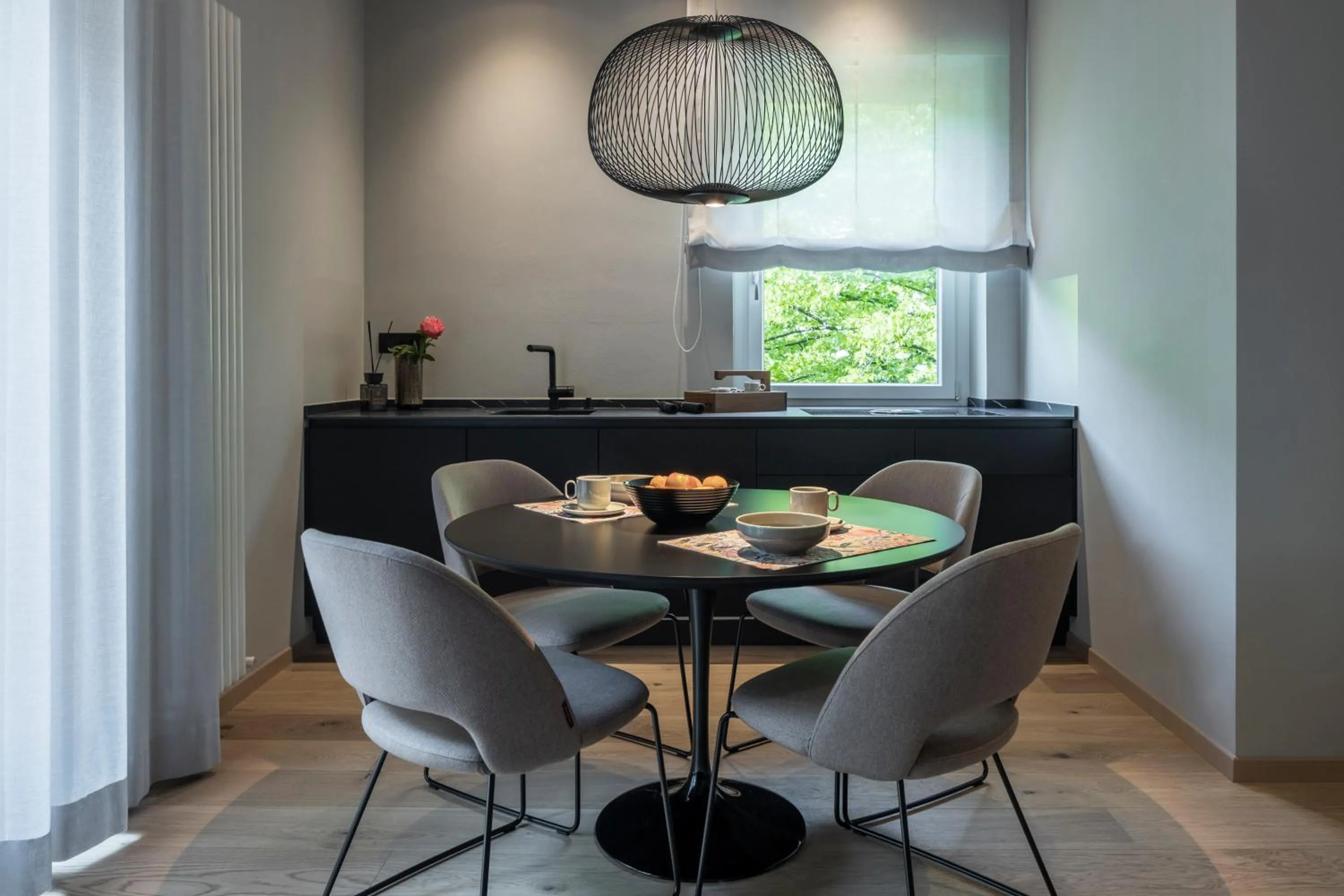 Kitchen or kitchenette in Windsor Merano Hotel & Suites