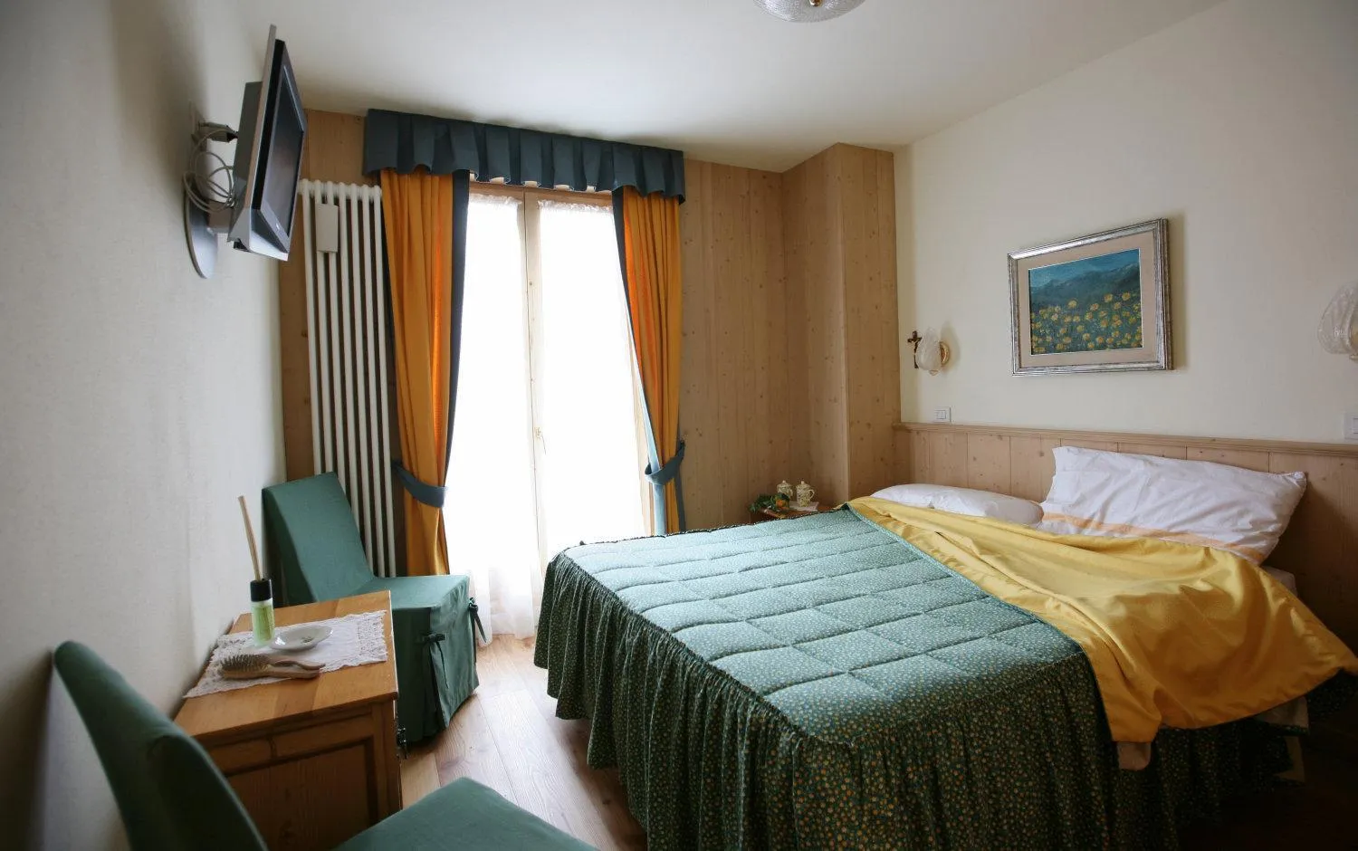 Bed in Meublè Cima Bianca Garni