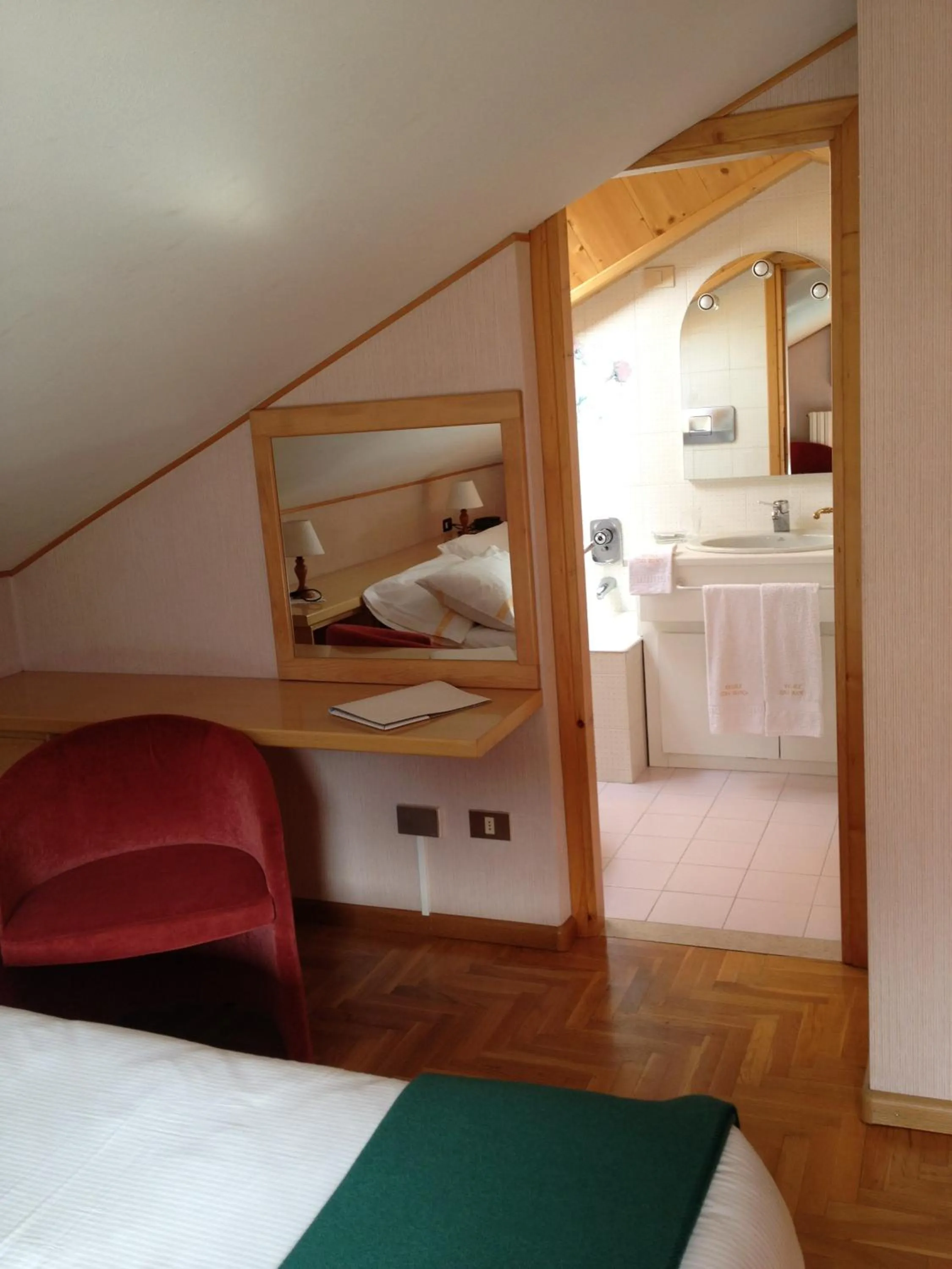 Bed in Meublè Cima Bianca Garni