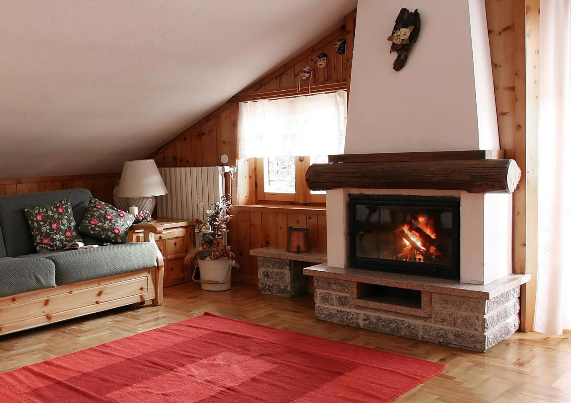 Living room in Meublè Cima Bianca Garni