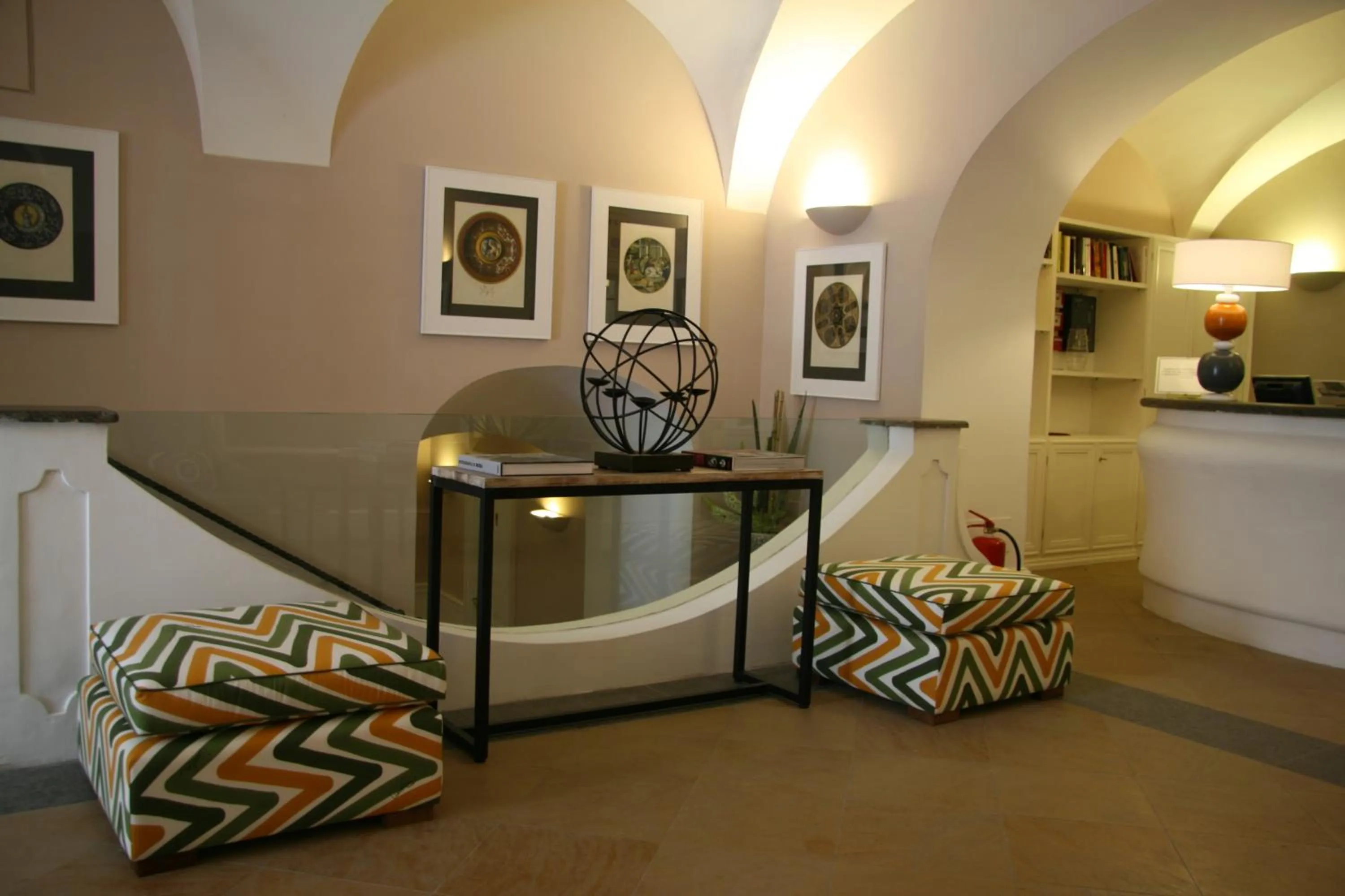 Lobby or reception in Hotel Della Piccola Marina