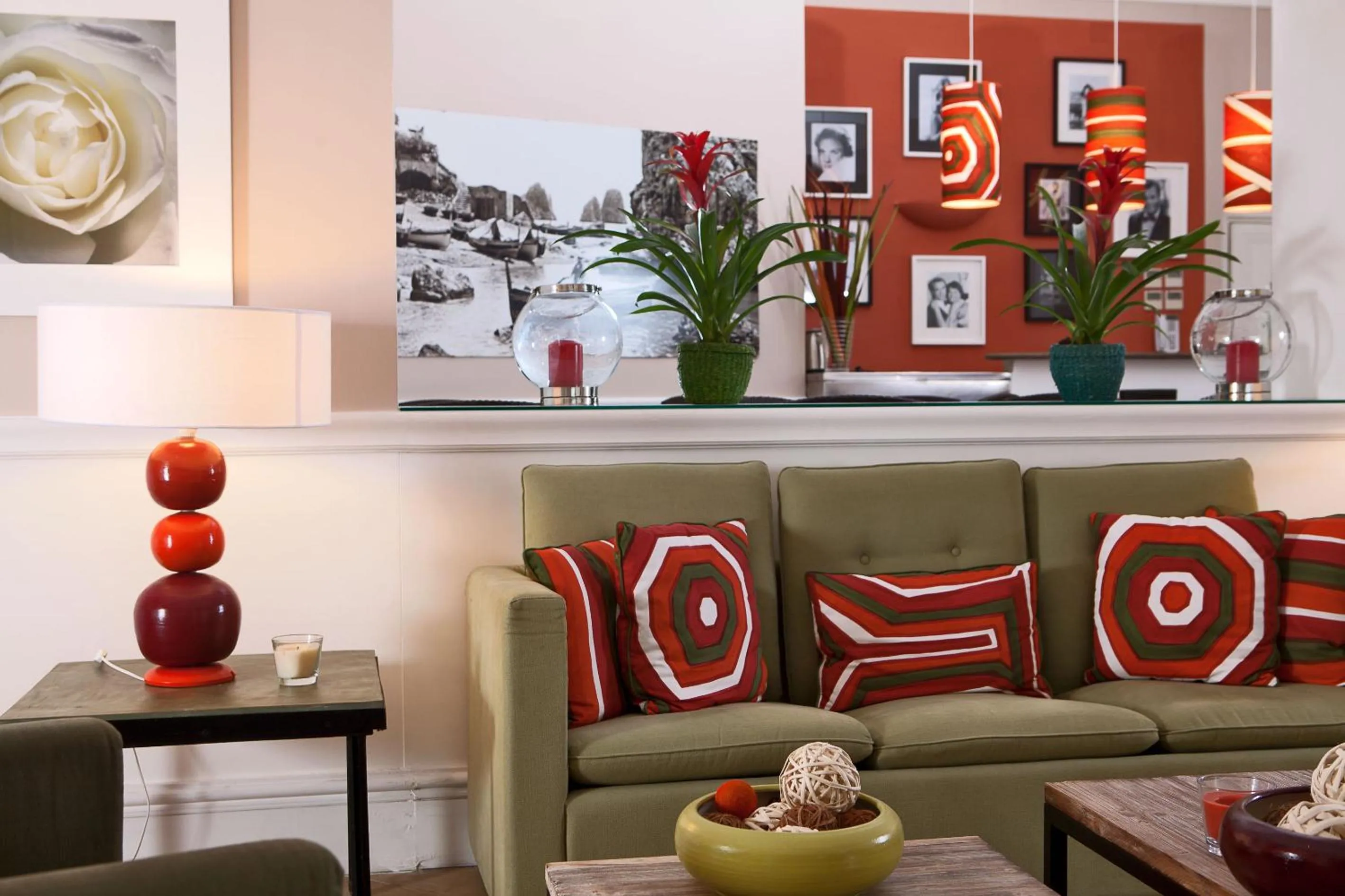 Lobby or reception in Hotel Della Piccola Marina