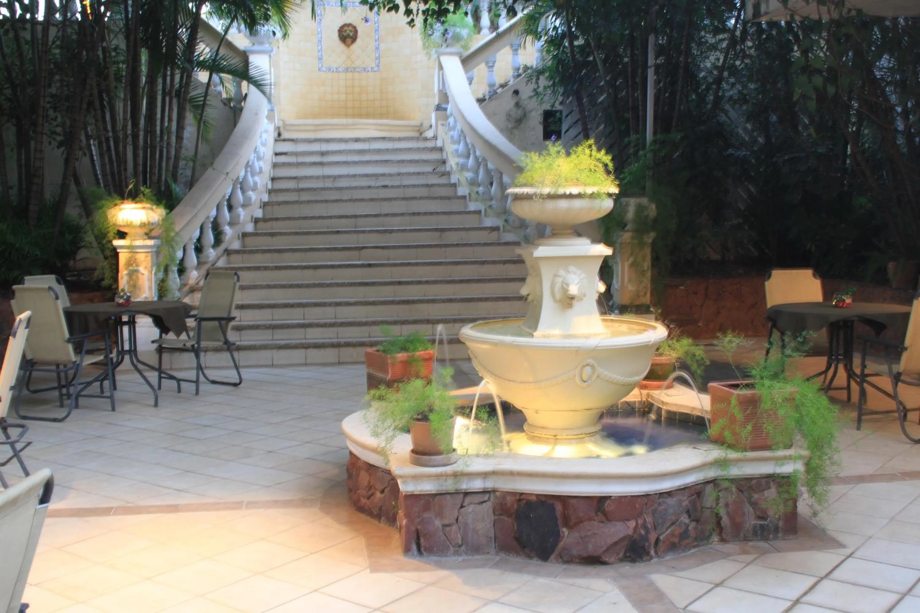 Patio in Premier Hill Suites Hotel