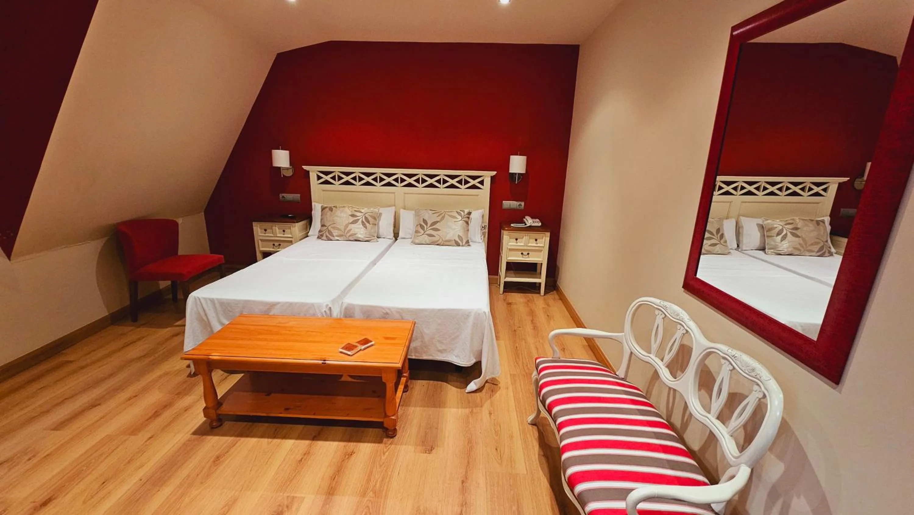 Bed in Hotel Mataleñas