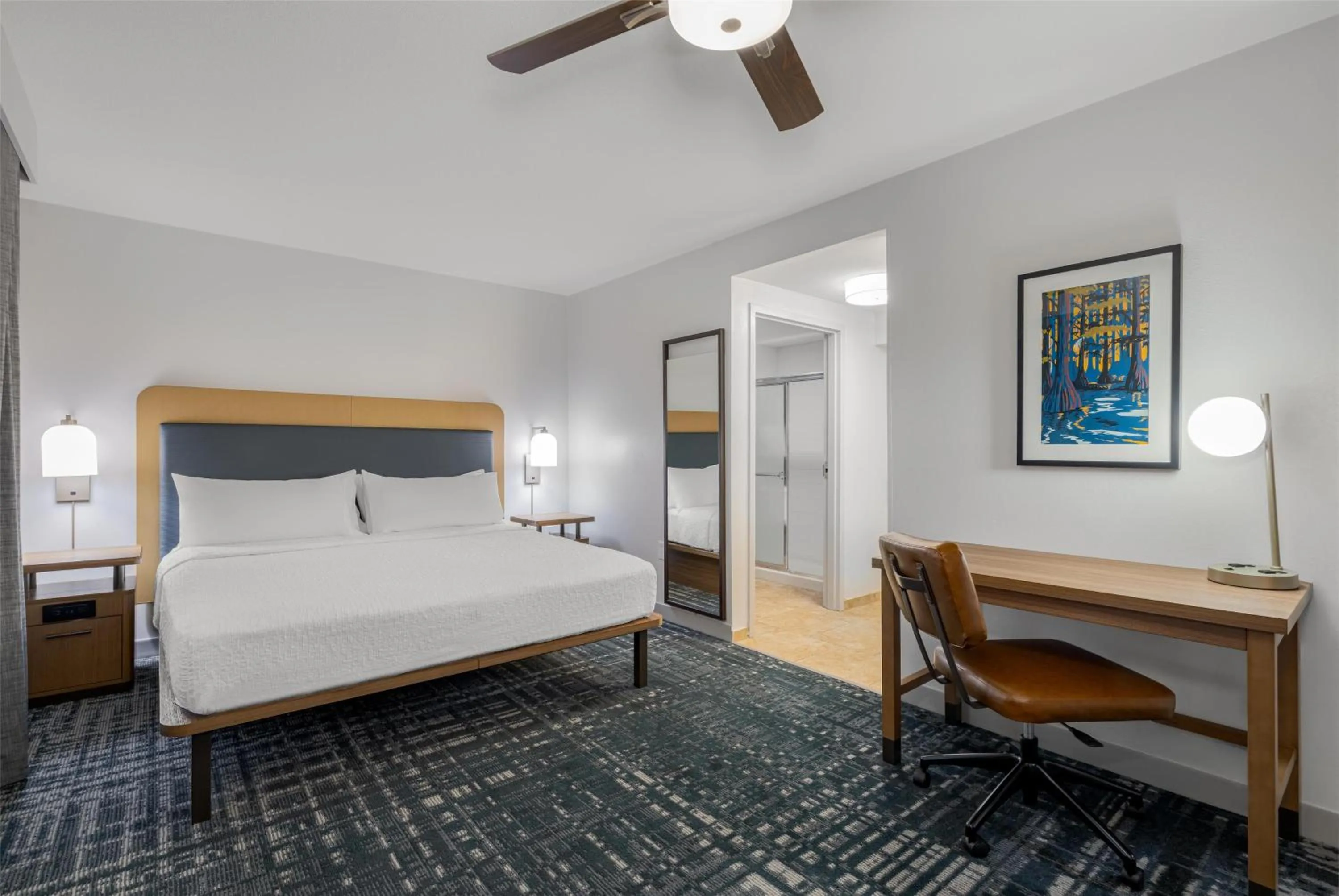 Bedroom, Bed in Homewood Suites by Hilton Slidell