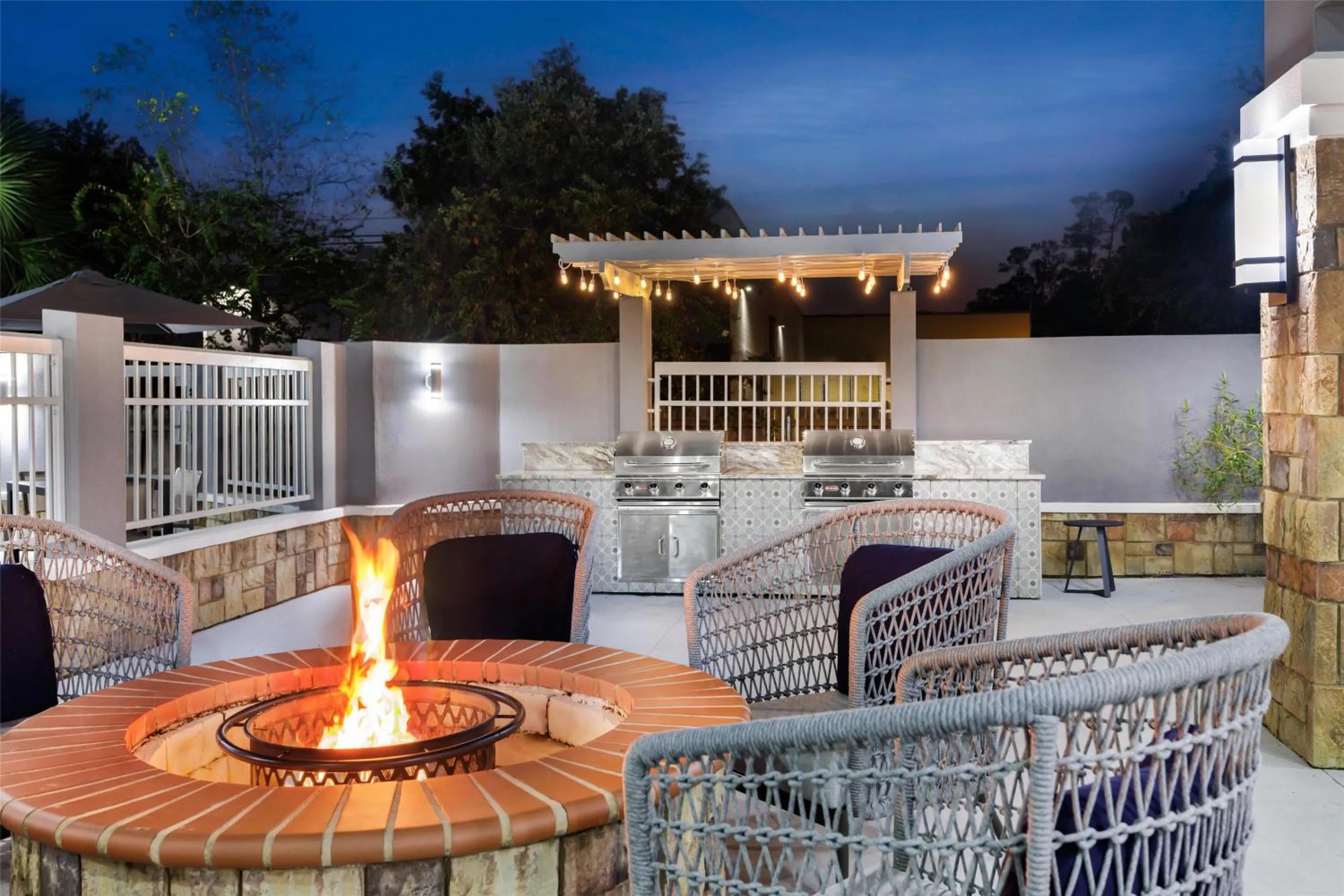 Patio in Homewood Suites by Hilton Slidell