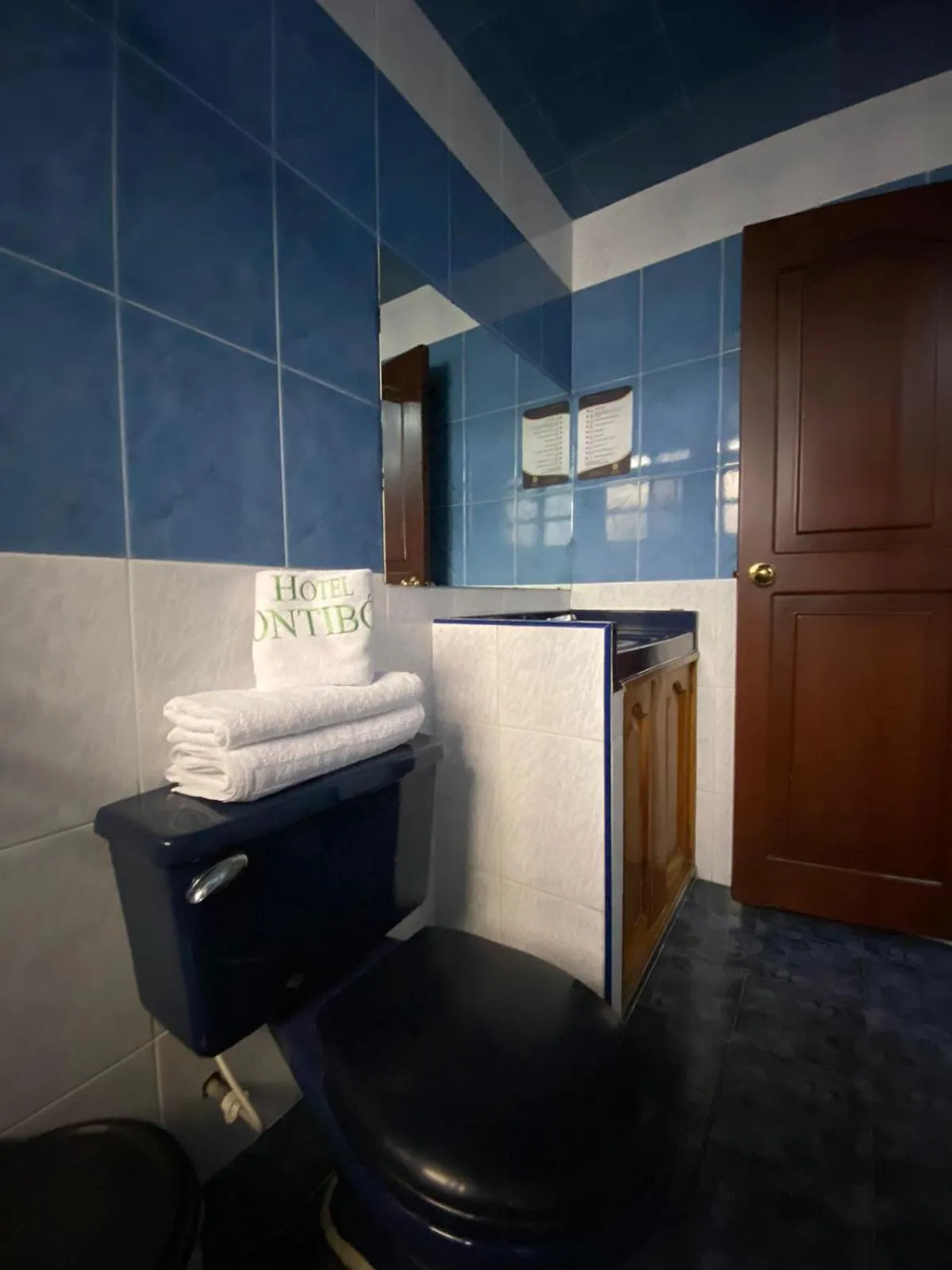 Bathroom in Hotel Fontibon