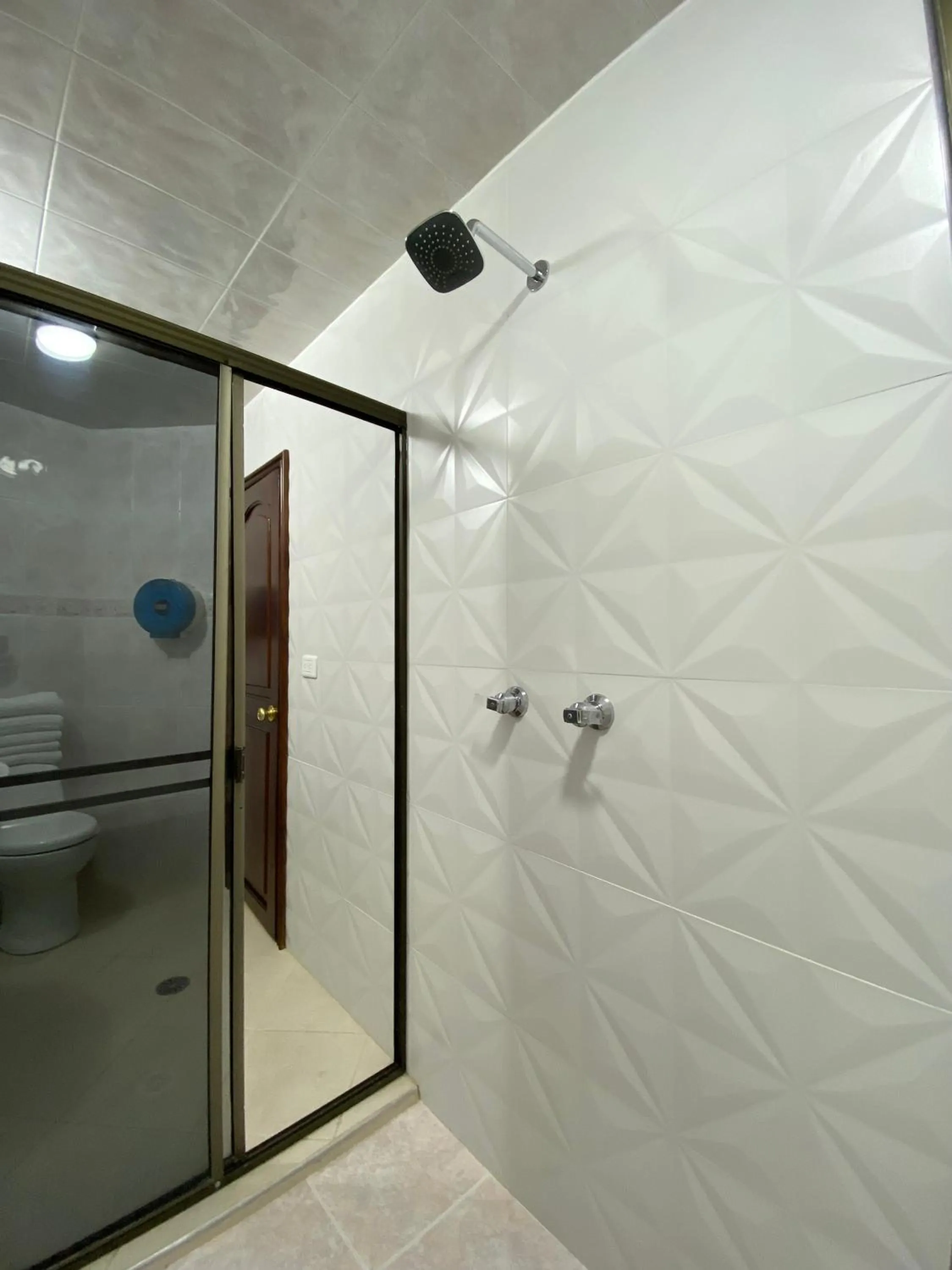 Shower in Hotel Fontibon