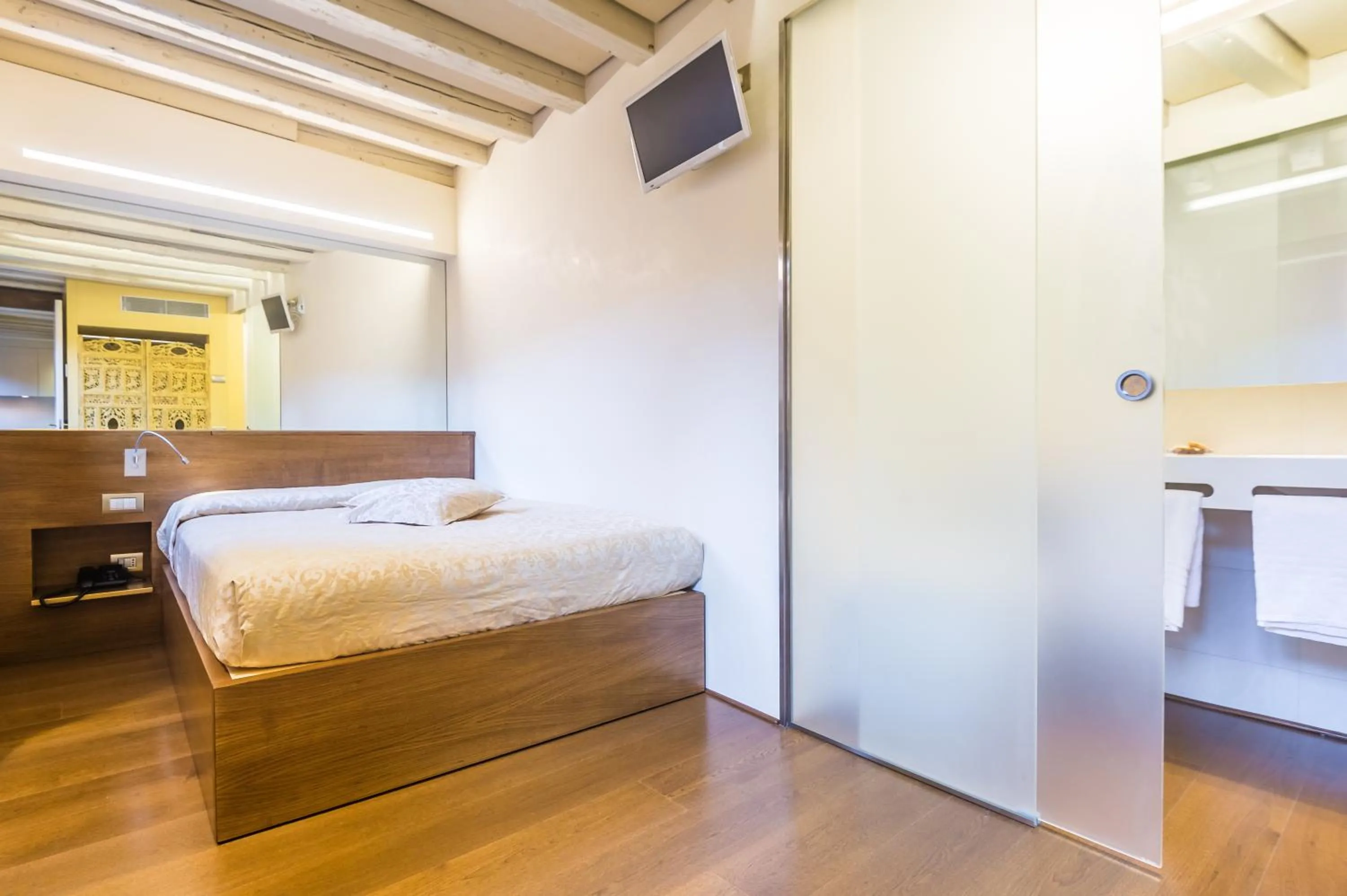 Bedroom, Bed in Apartments Moon or Dama