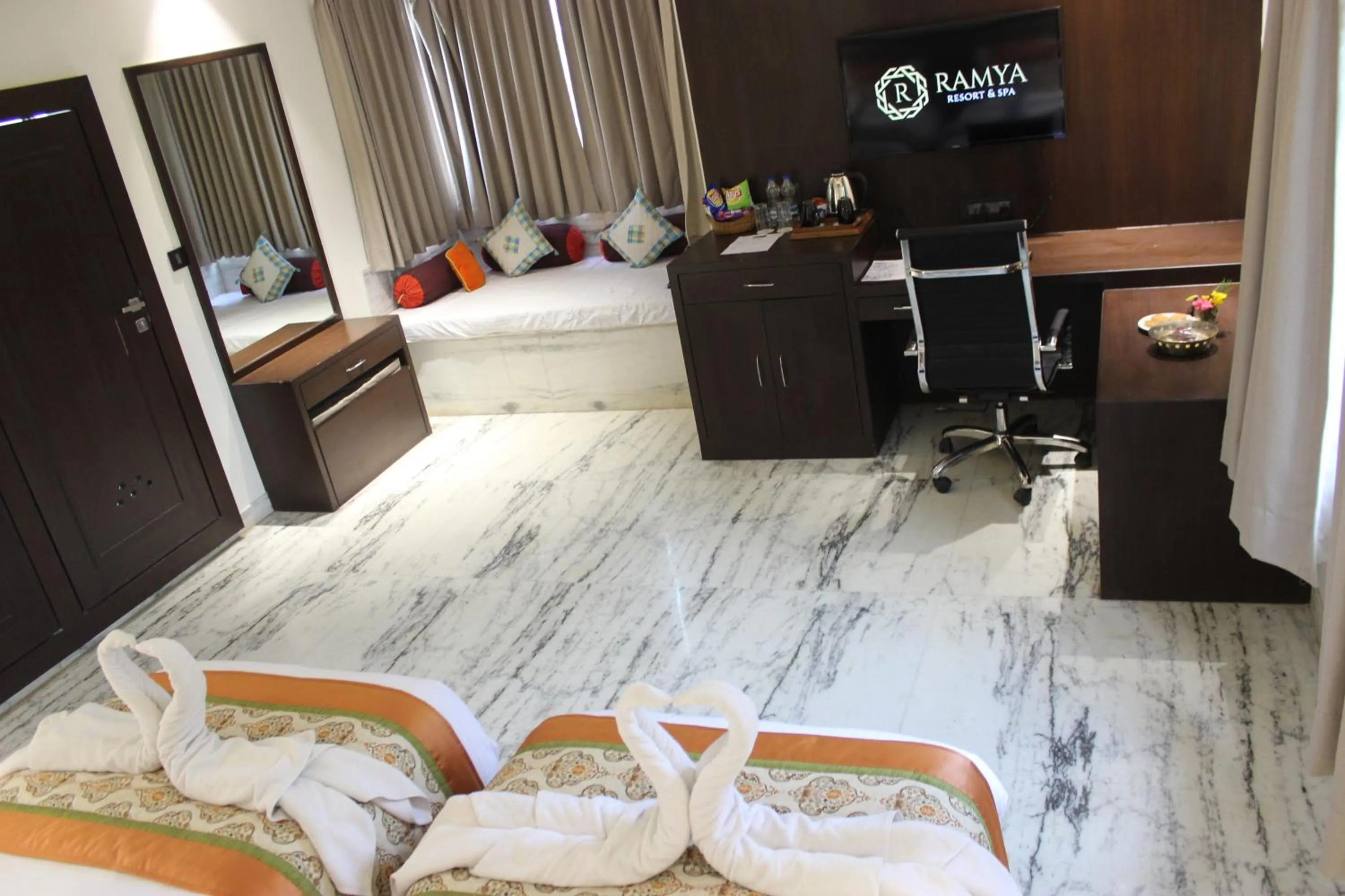 bunk bed in Ramya Resort & Spa