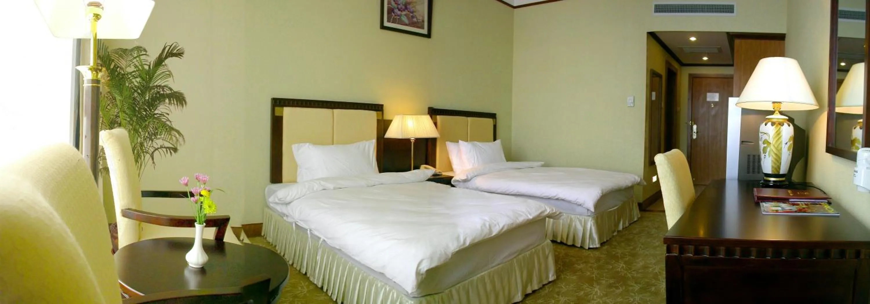 Bed in Don Chan Palace Hotel & Convention