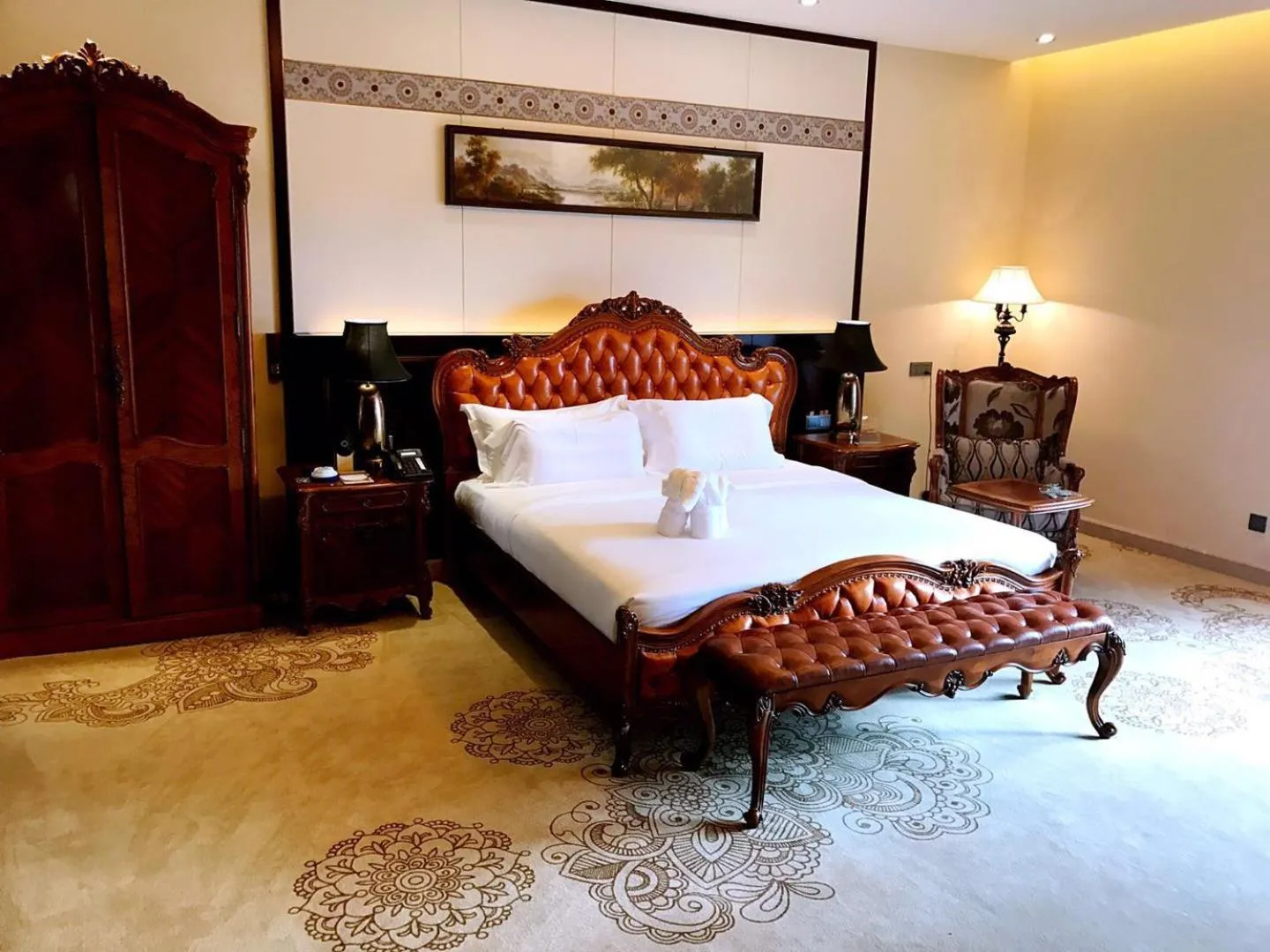 Bed in Don Chan Palace Hotel & Convention