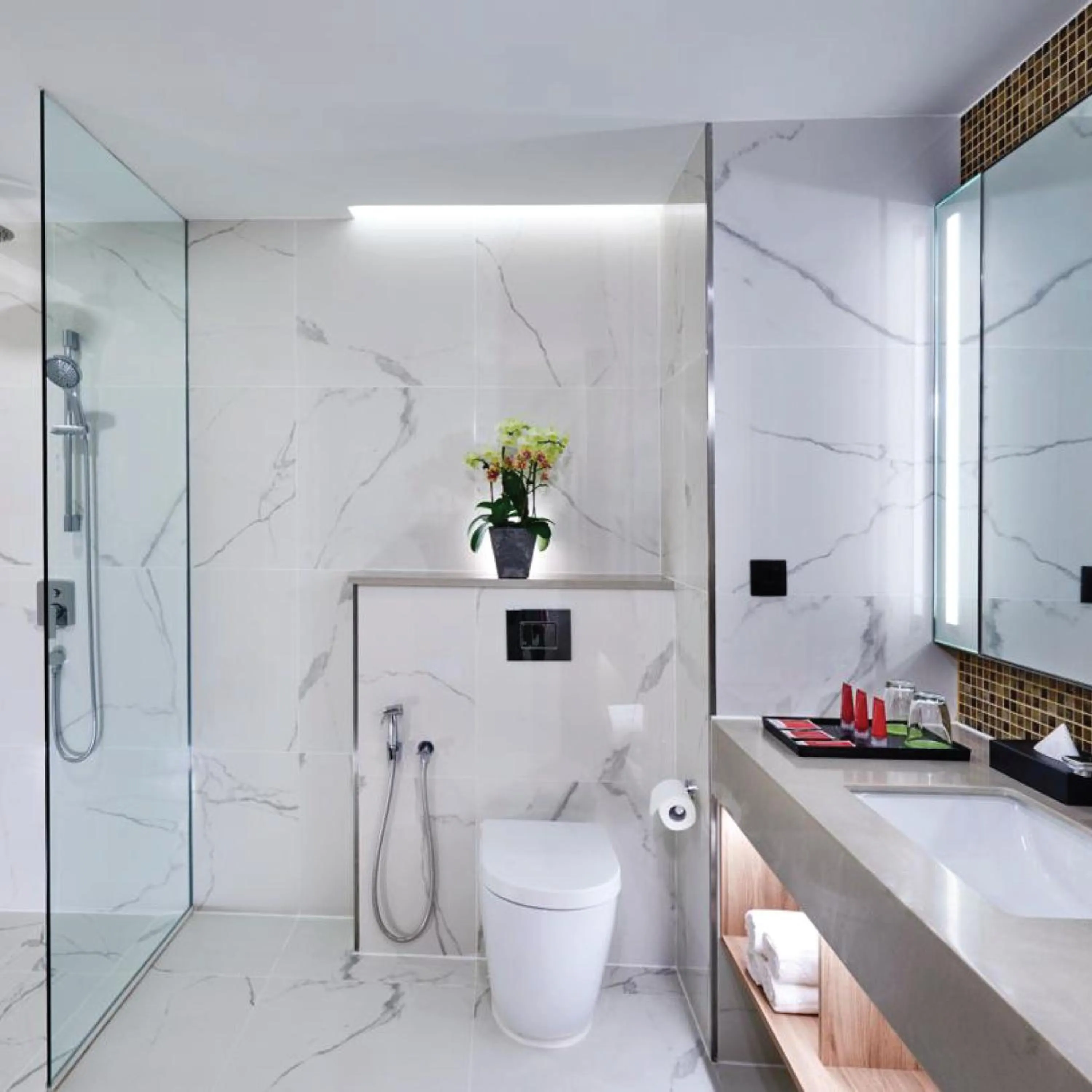 Shower in Grand Mercure Kuala Lumpur Bukit Bintang