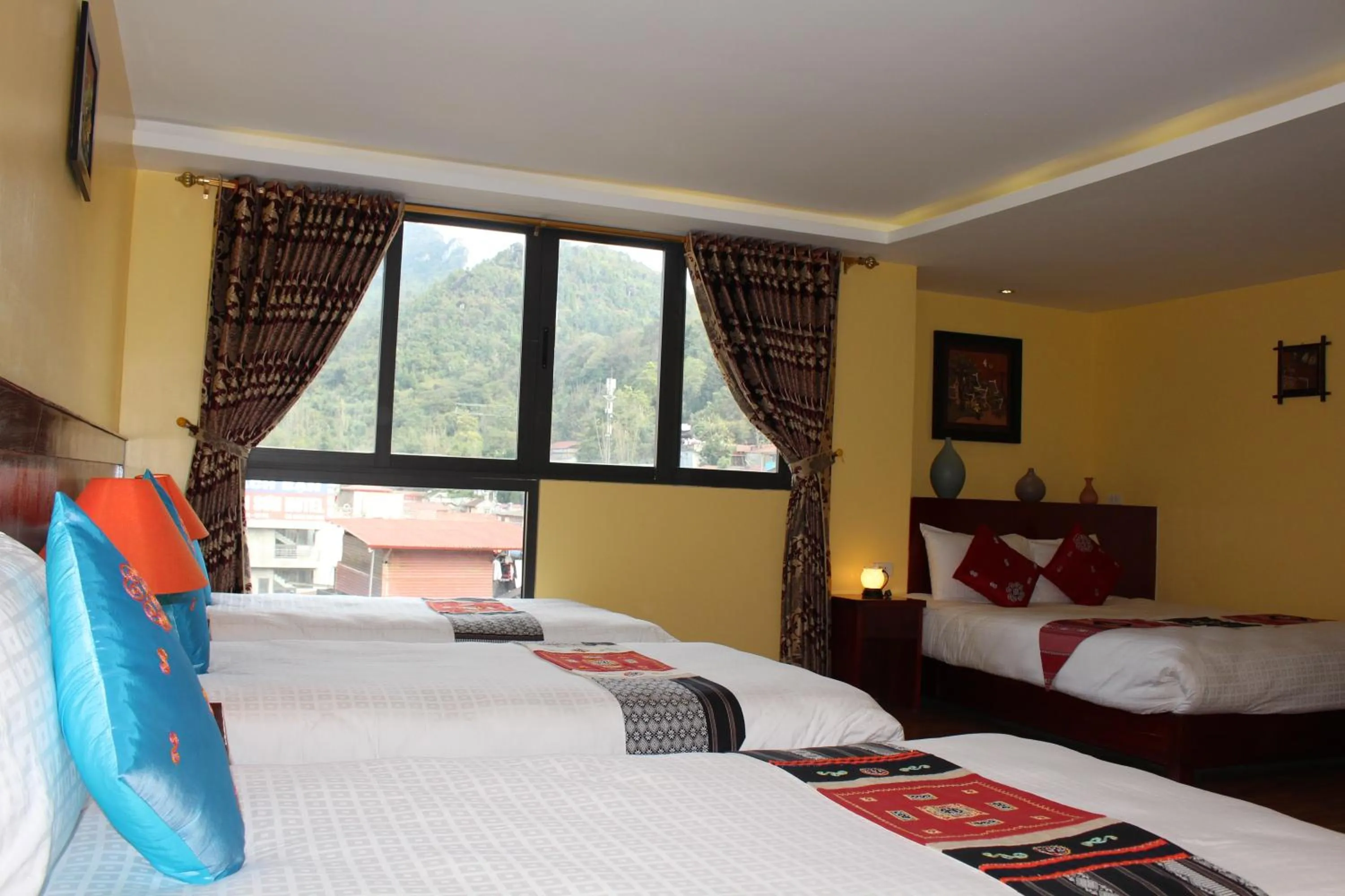 Bedroom, Bed in Anise Sapa Hotel