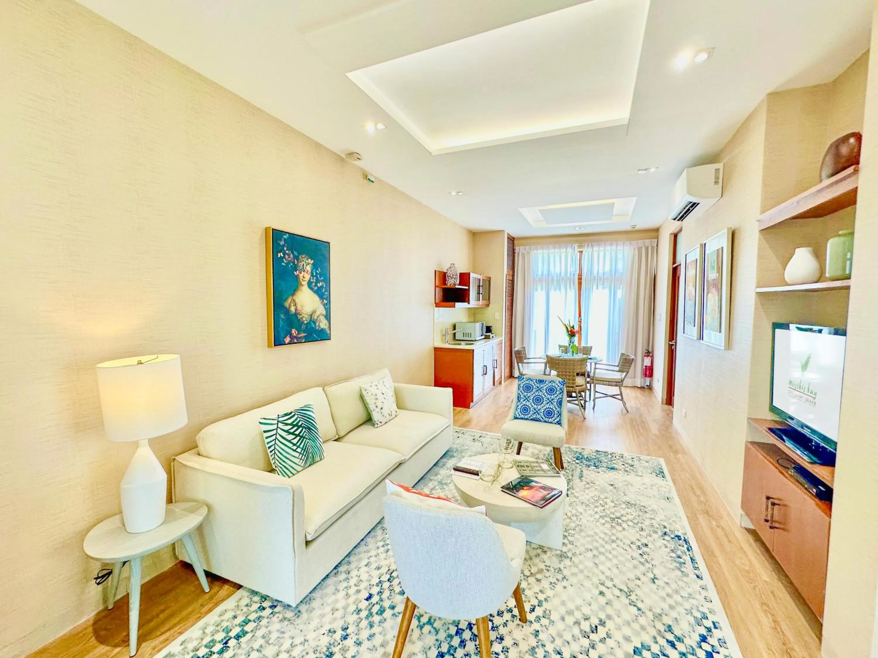 Seating area in Misibis Bay