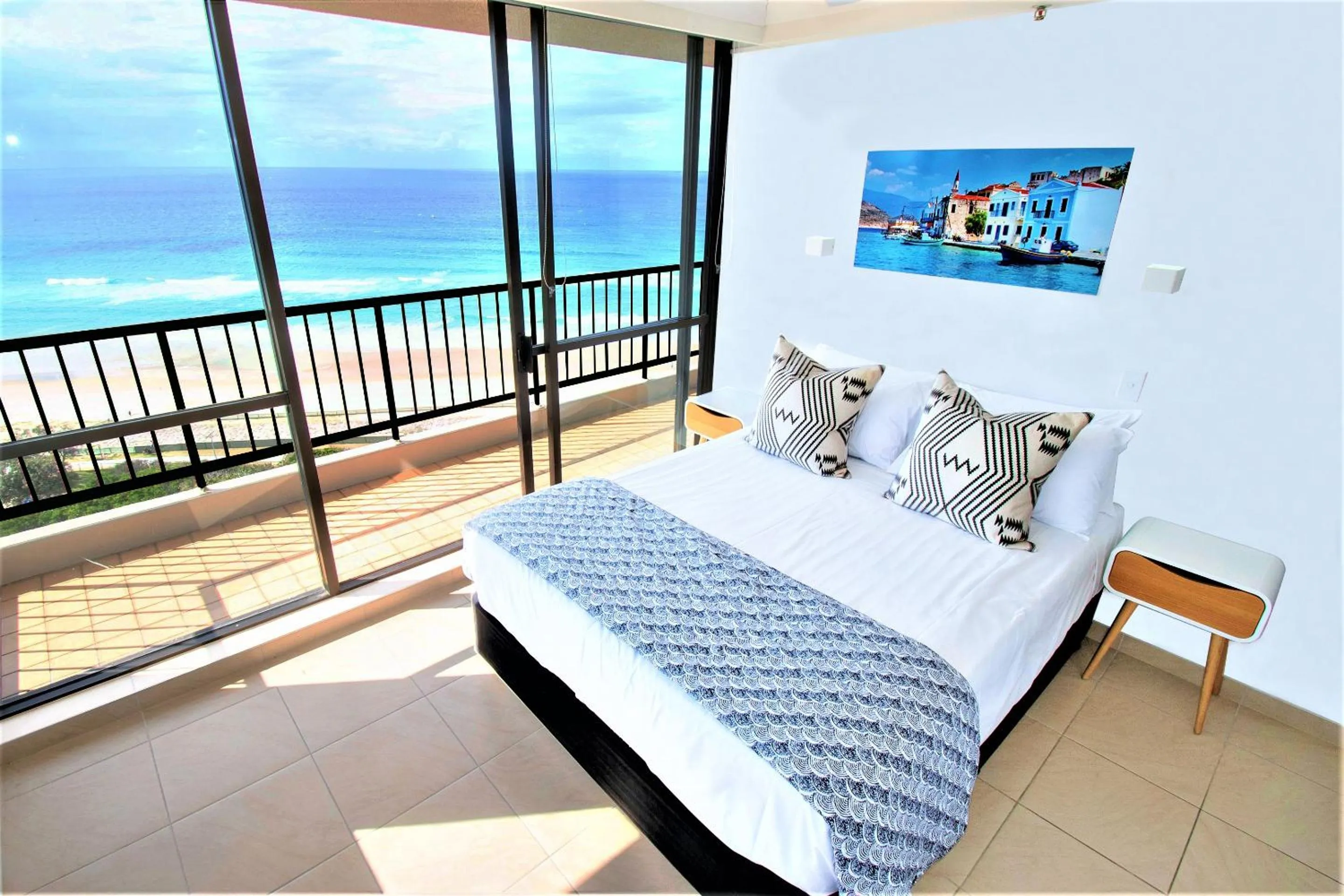 Bedroom in Capricorn One Beachside Holiday Apartments - Official