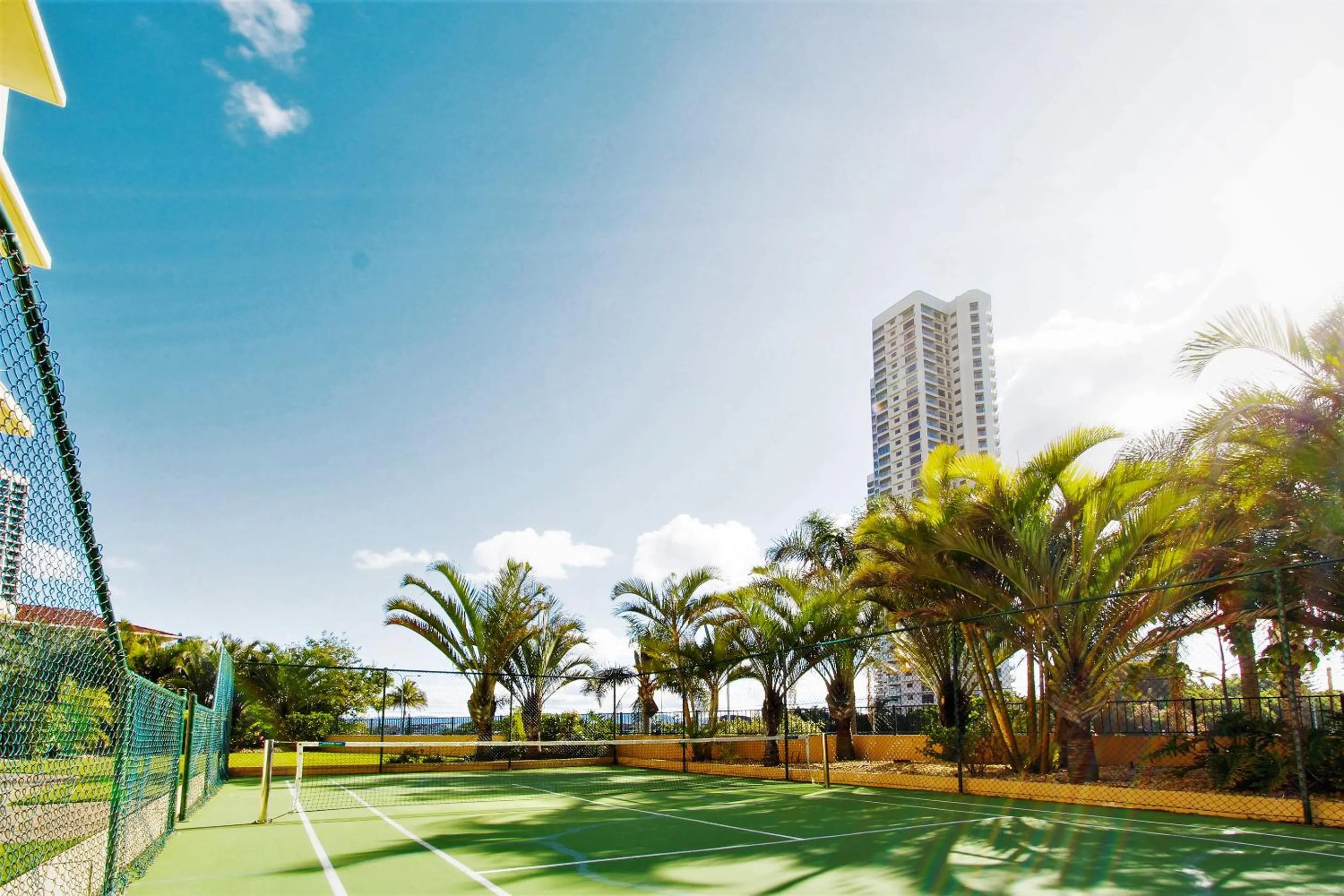Tennis court in Capricorn One Beachside Holiday Apartments - Official