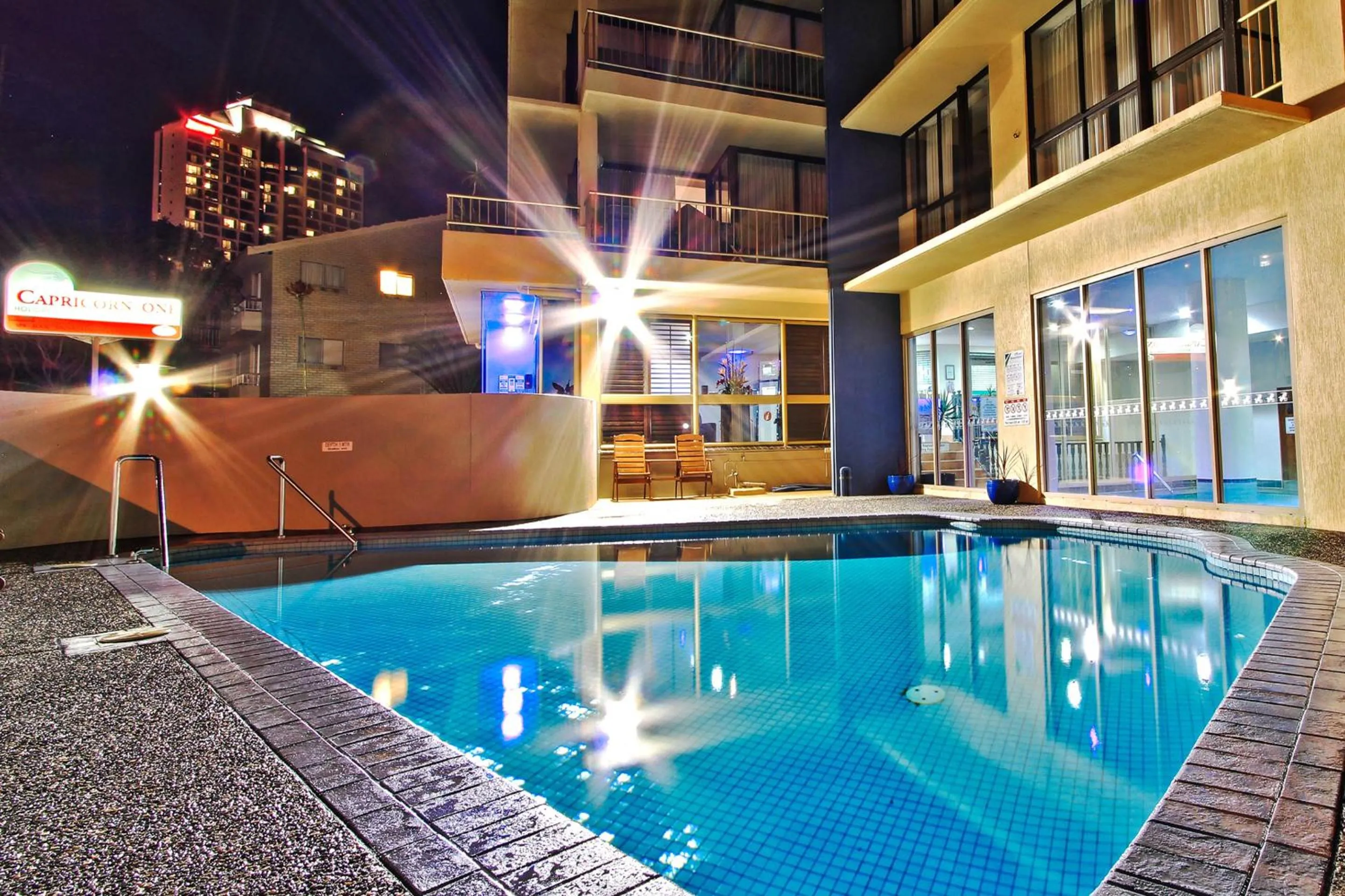 Swimming pool in Capricorn One Beachside Holiday Apartments - Official