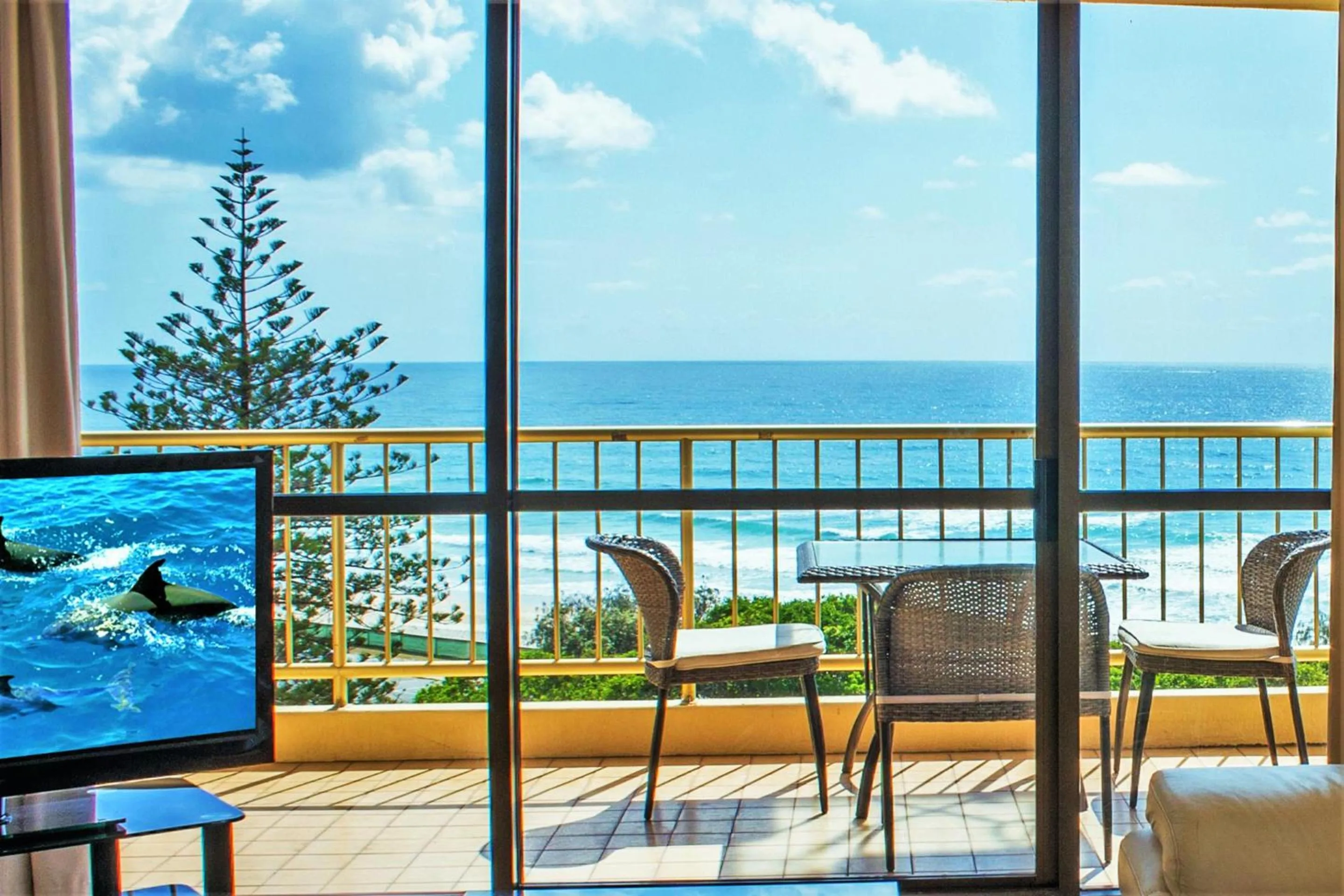 Balcony/Terrace in Capricorn One Beachside Holiday Apartments - Official