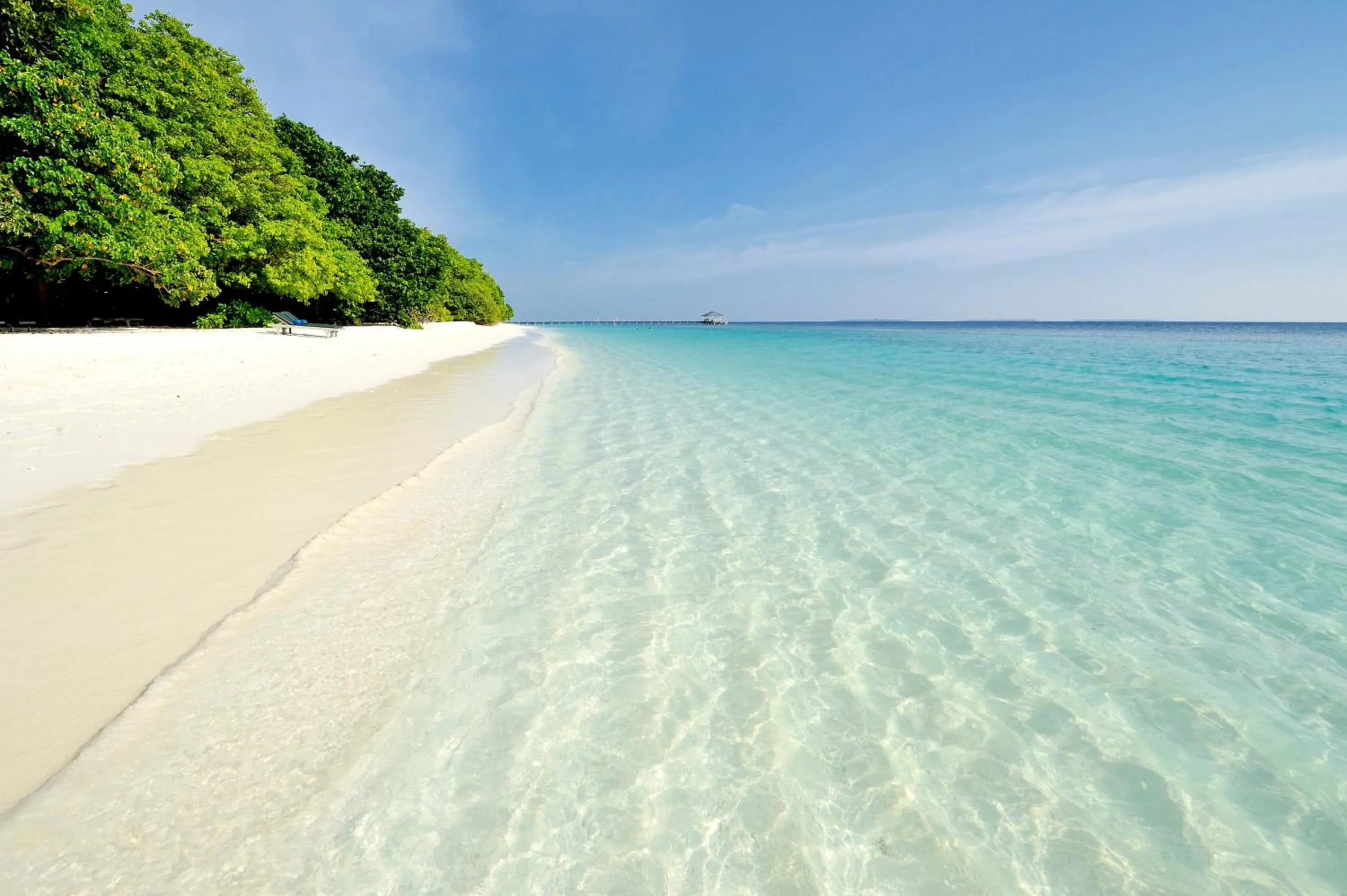 Aqua park in Royal Island Resort Maldives