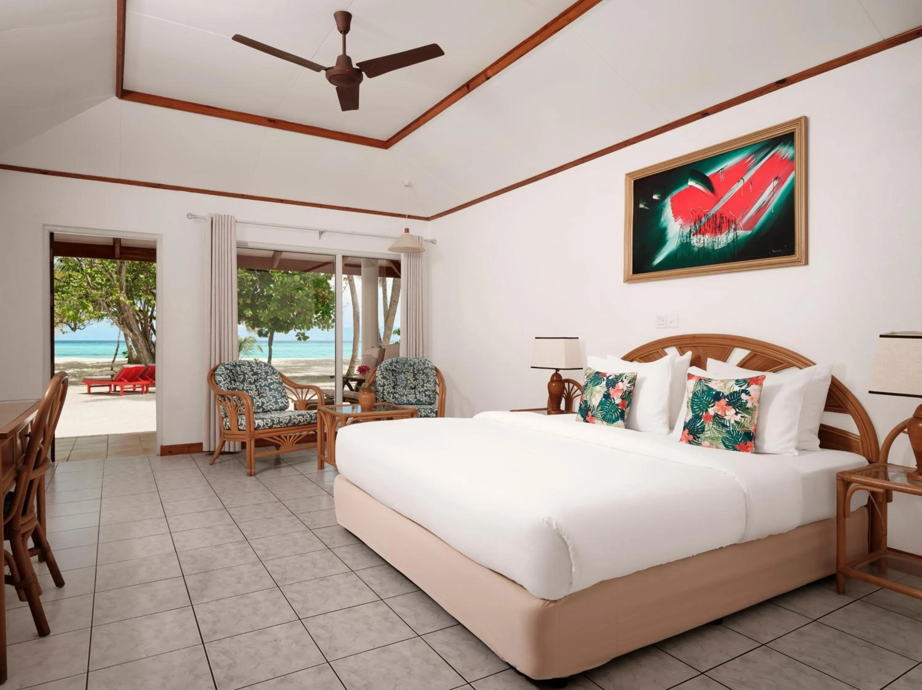 Bedroom, Bed in Villa Park Sun Island Resort