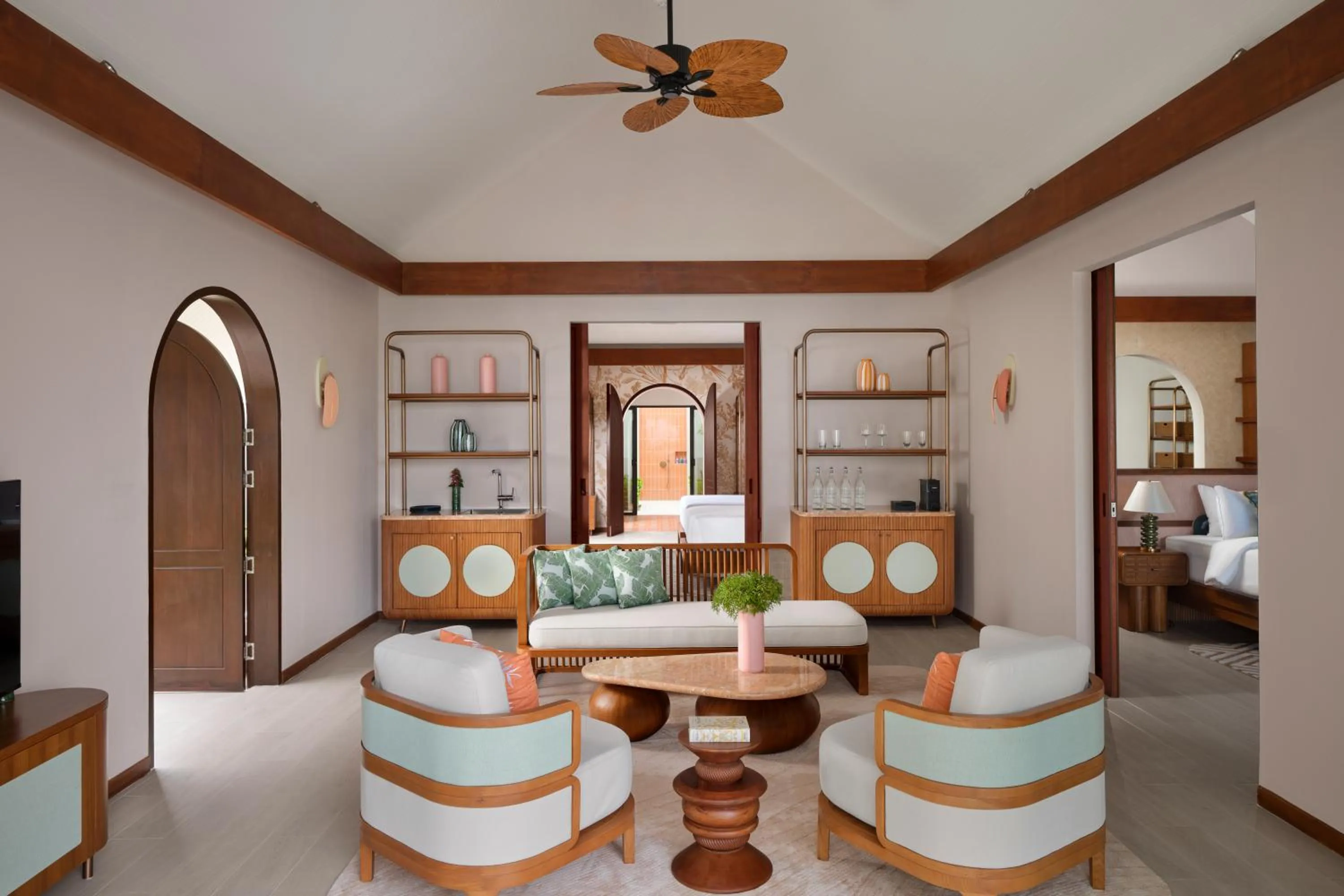 Living room in Villa Park Sun Island Resort