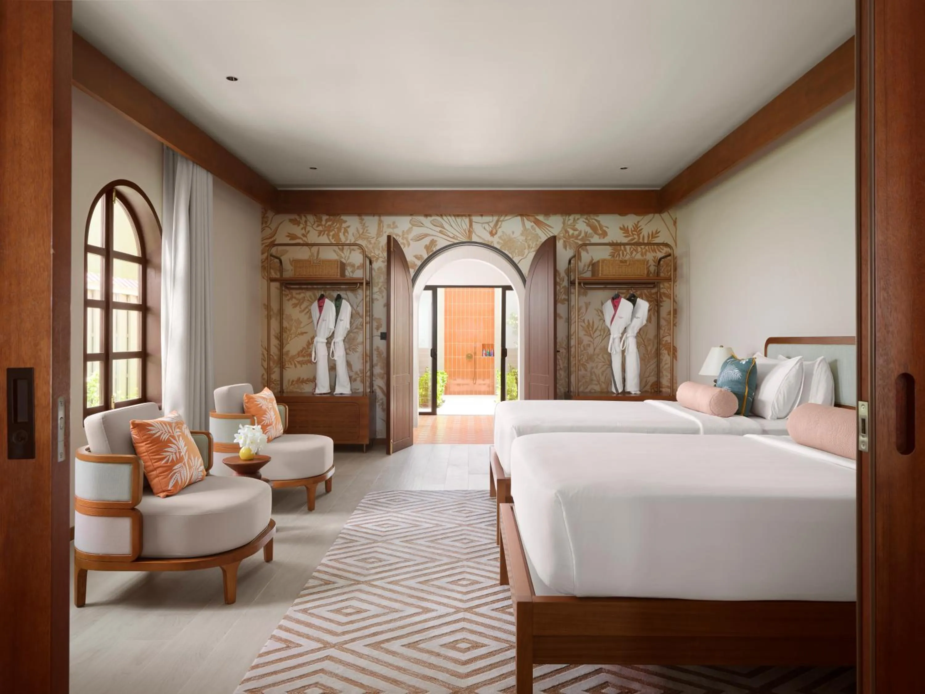 Bedroom, Bed in Villa Park Sun Island Resort