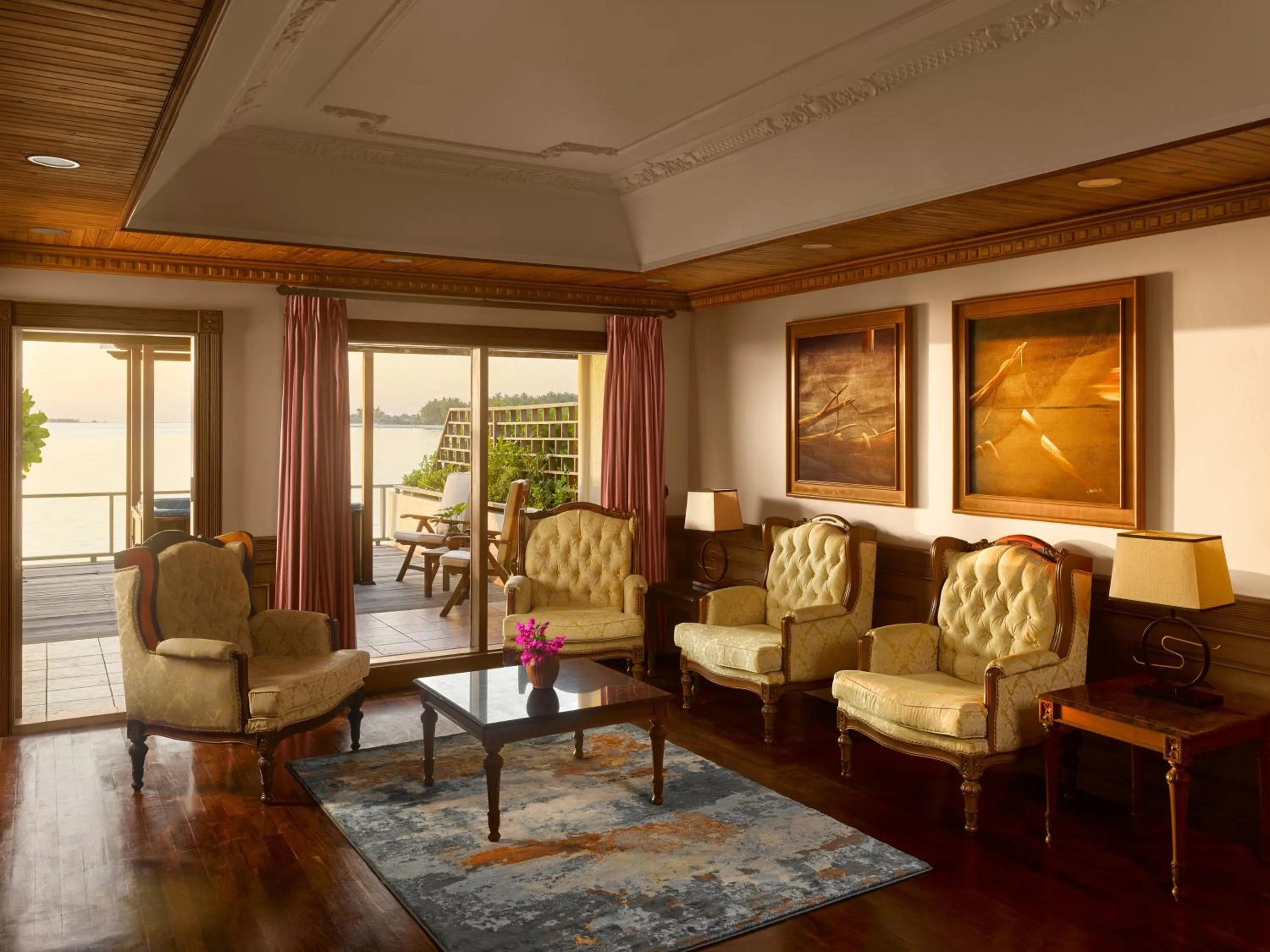 Living room in Villa Park Sun Island Resort