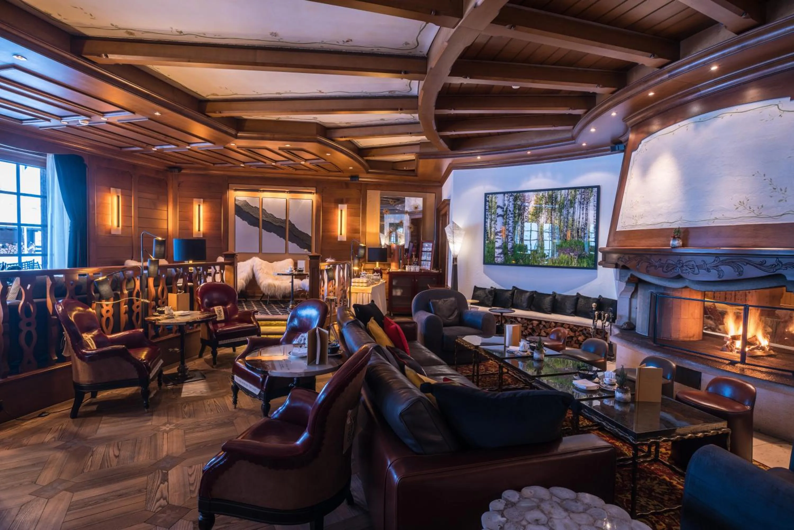 Lounge or bar in Riffelalp Resort 2222m Ski-in & Ski-out