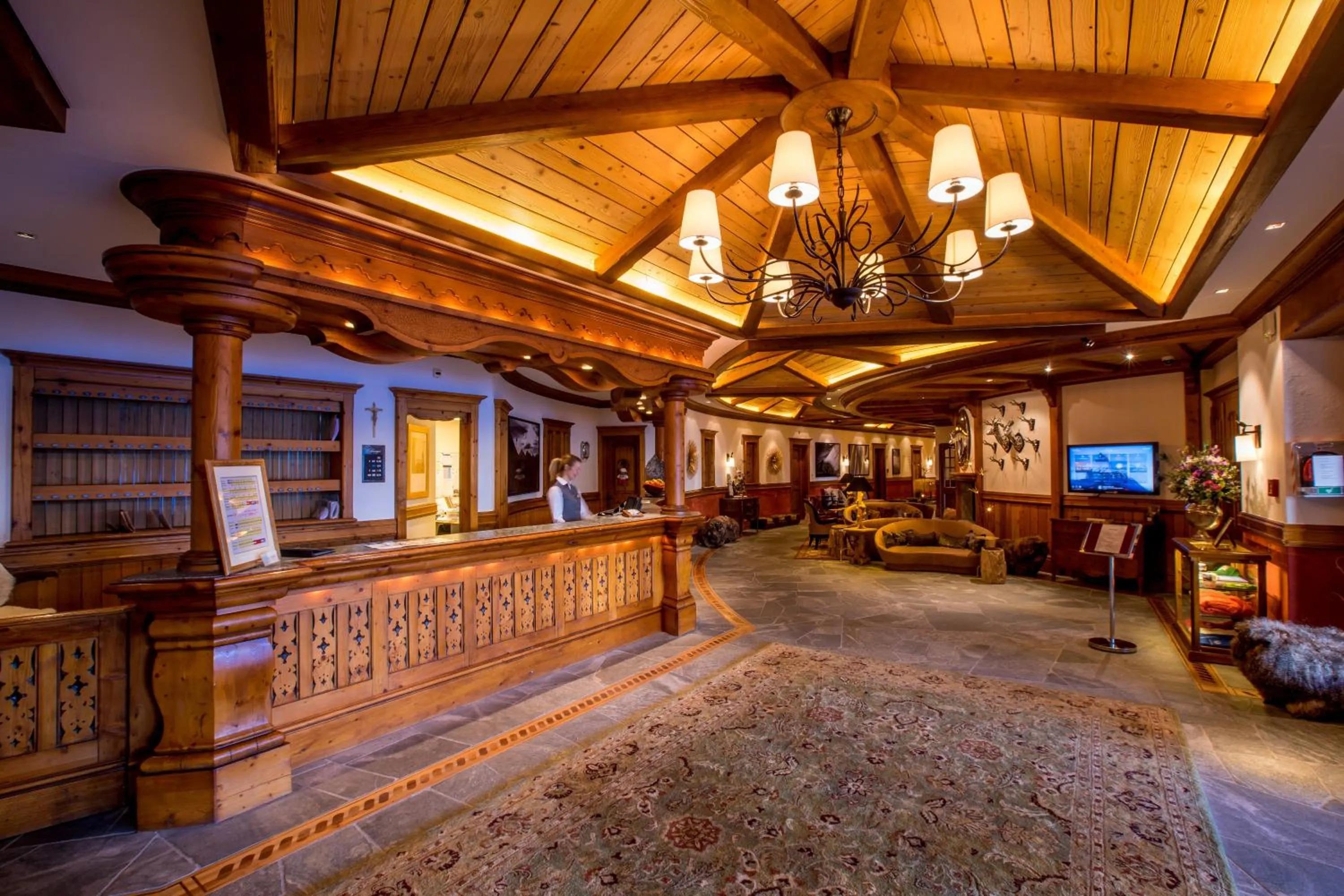 Lobby or reception in Riffelalp Resort 2222m Ski-in & Ski-out