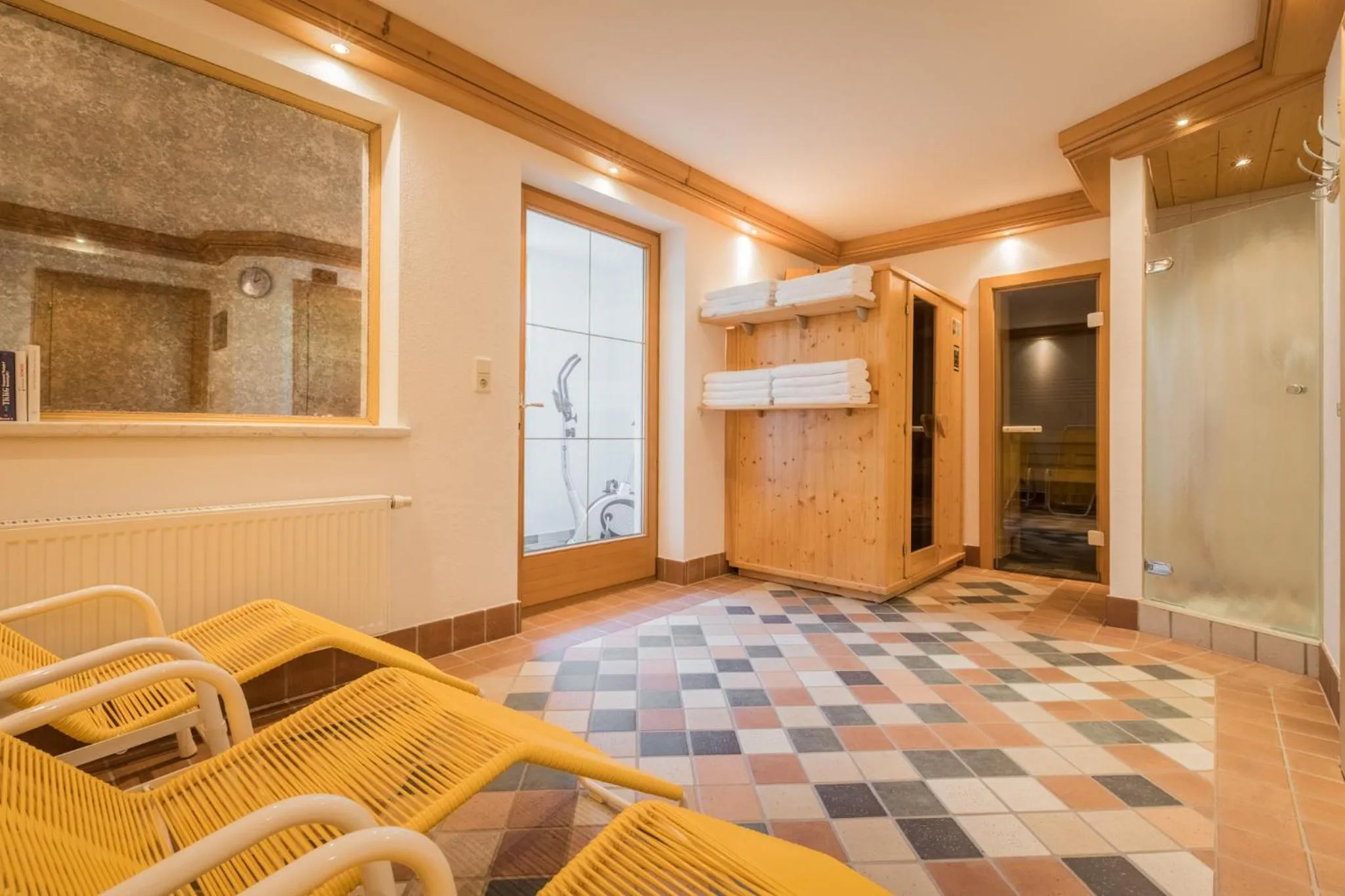 Sauna in Landhaus Kristall