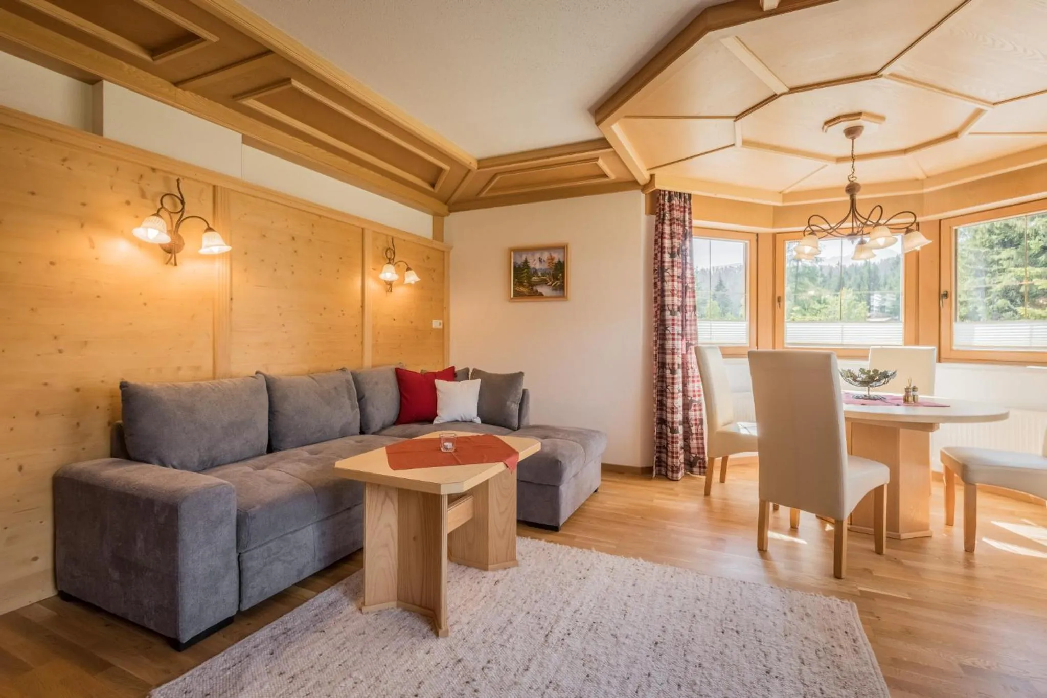 Living room in Landhaus Kristall