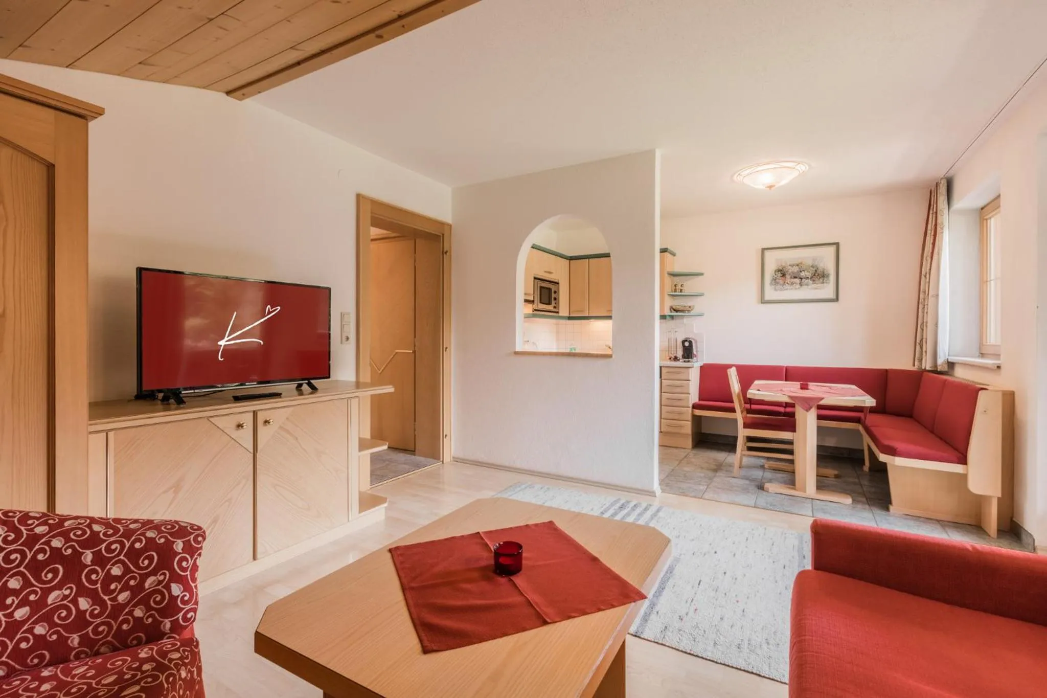 Living room in Landhaus Kristall