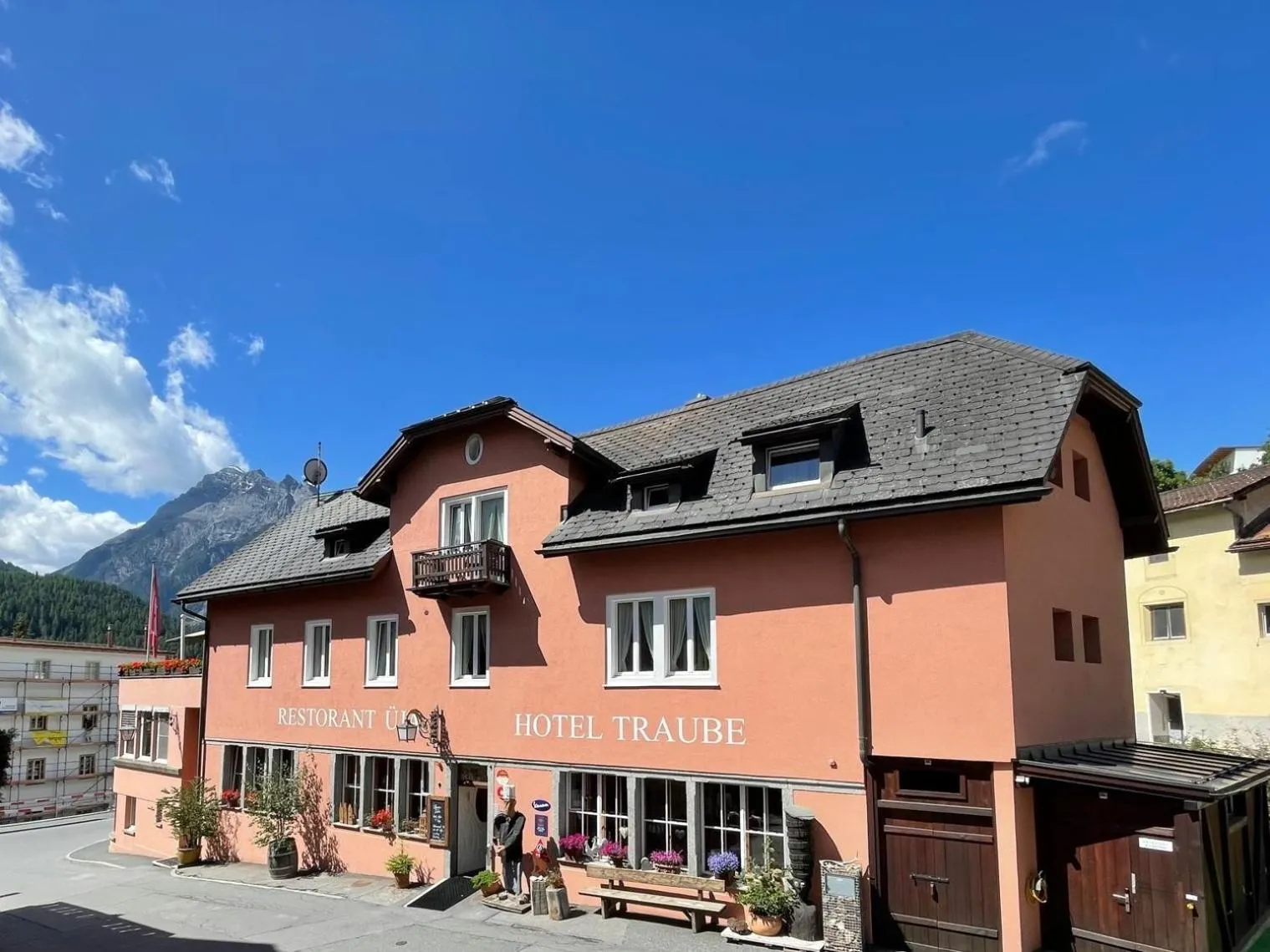 Mountain view in Hotel Traube