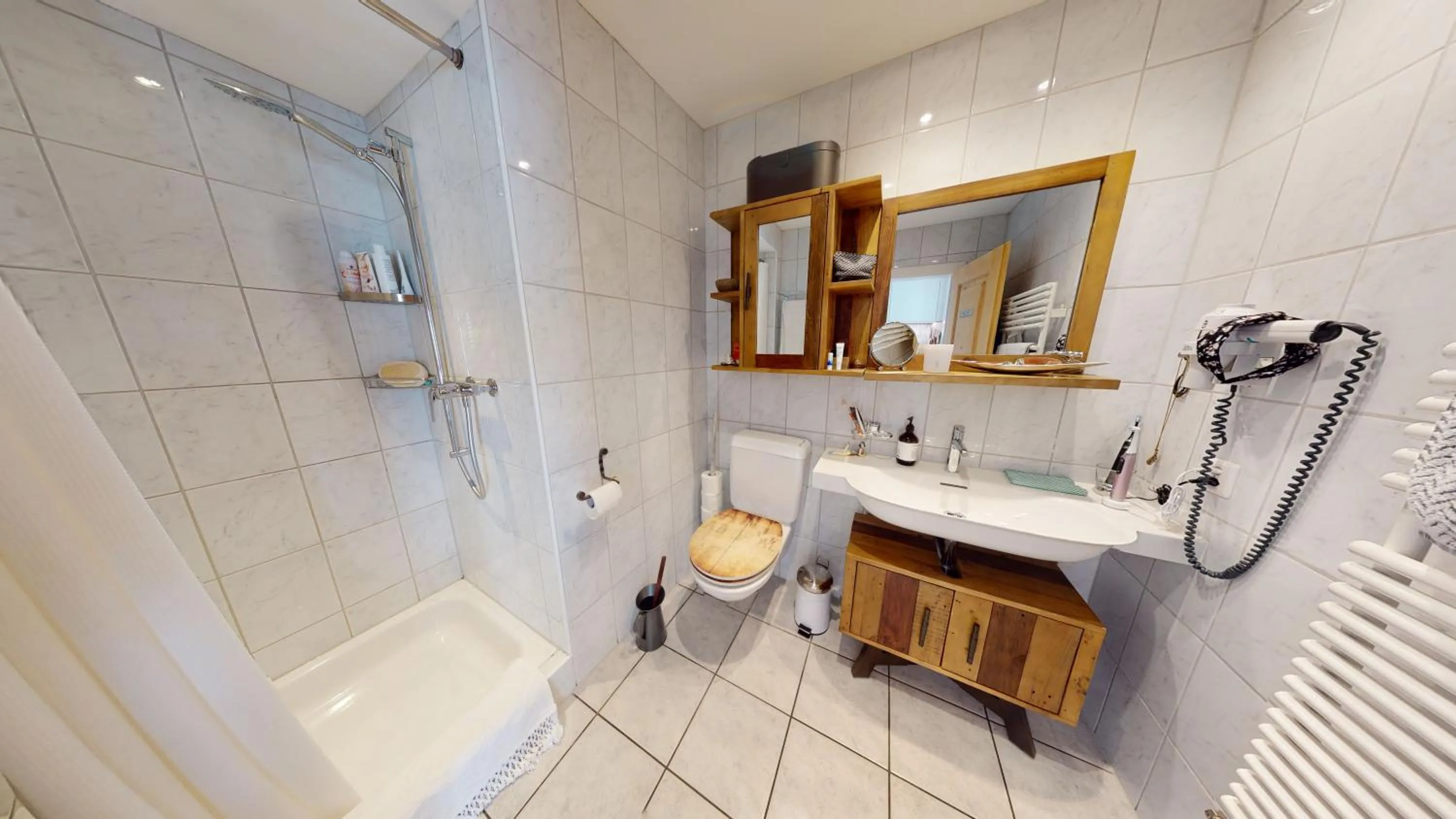 Bathroom in Hotel Traube