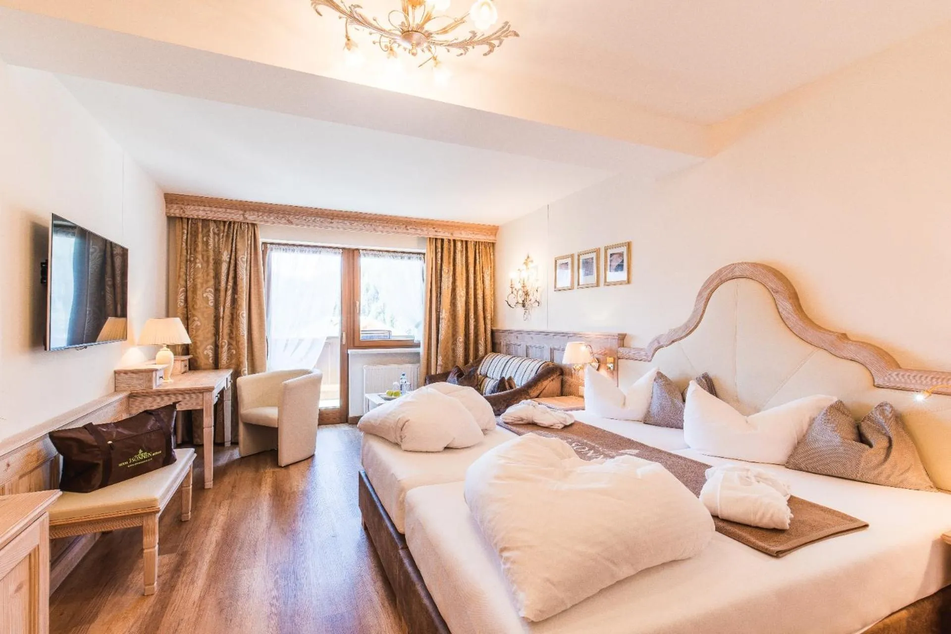 Bed in Hotel DreiSonnen