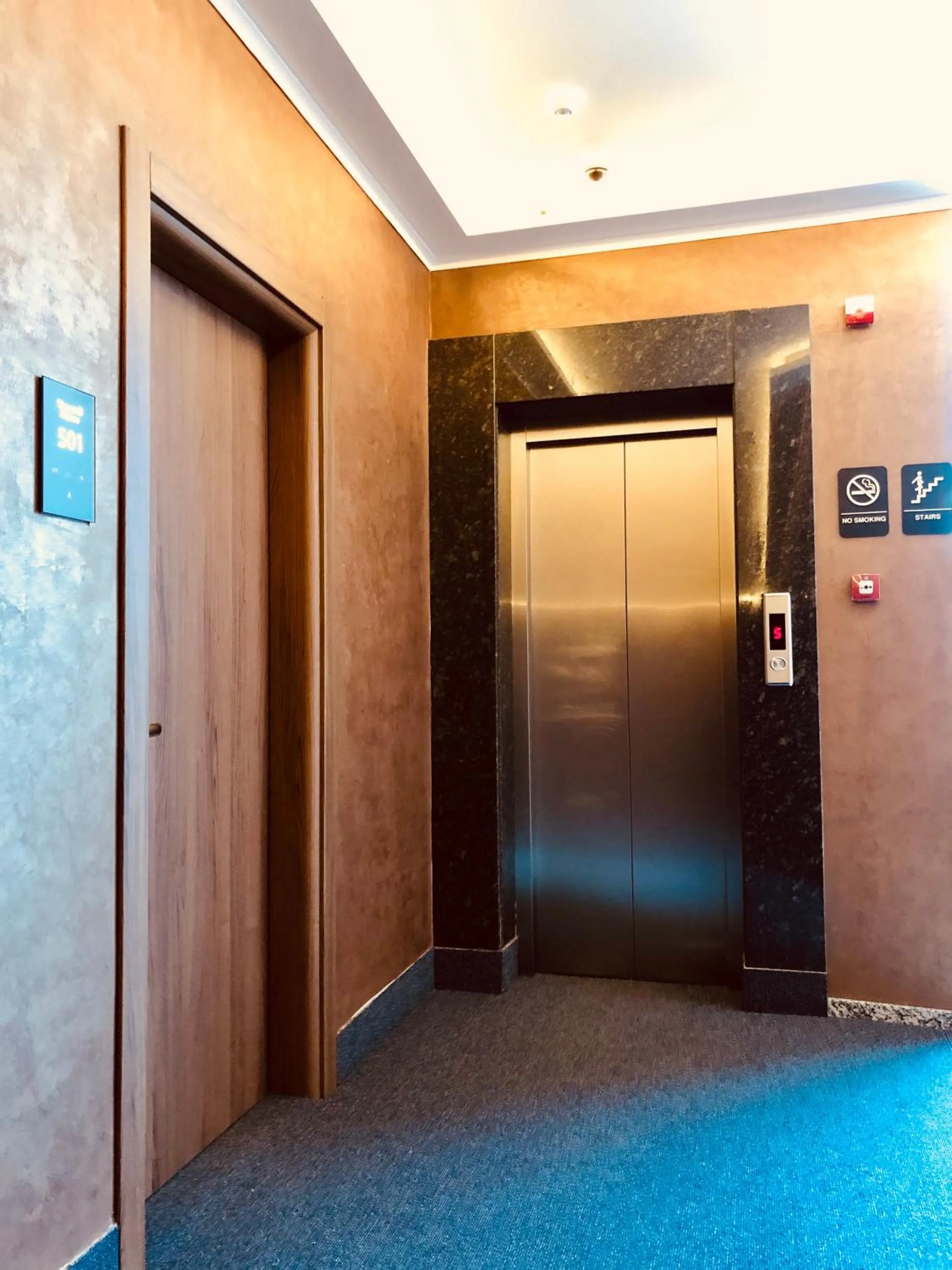 elevator in Hotel Tsereteli Palace